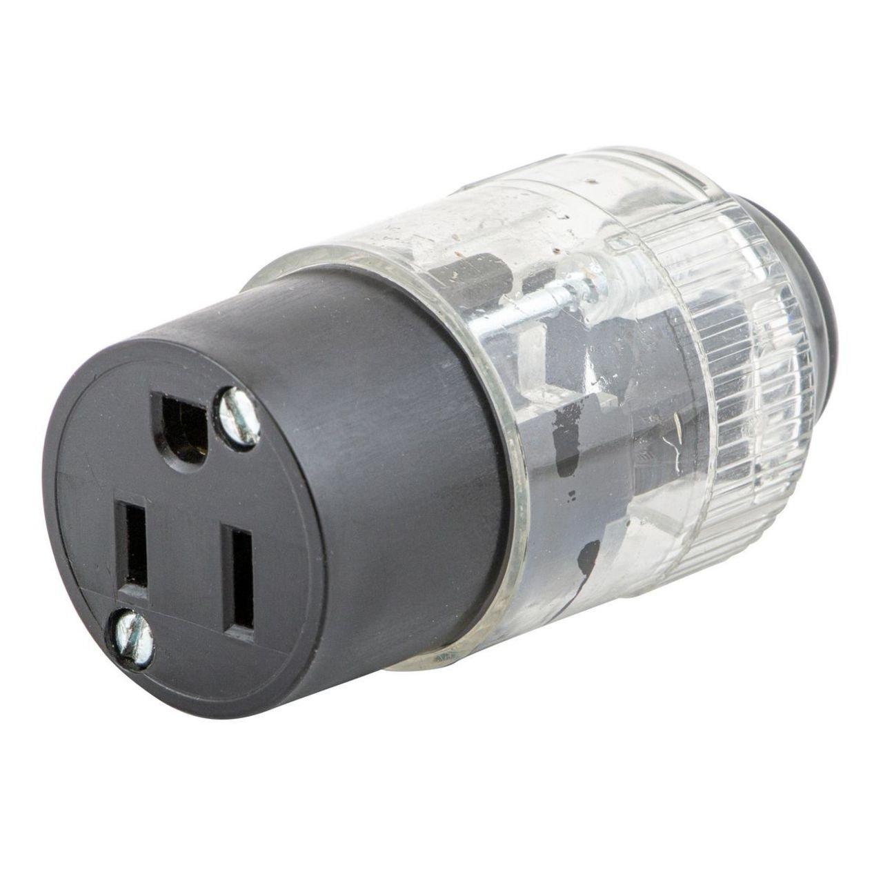 515LC CONN, 15A 125V, 5-15R, ILLUMINATED