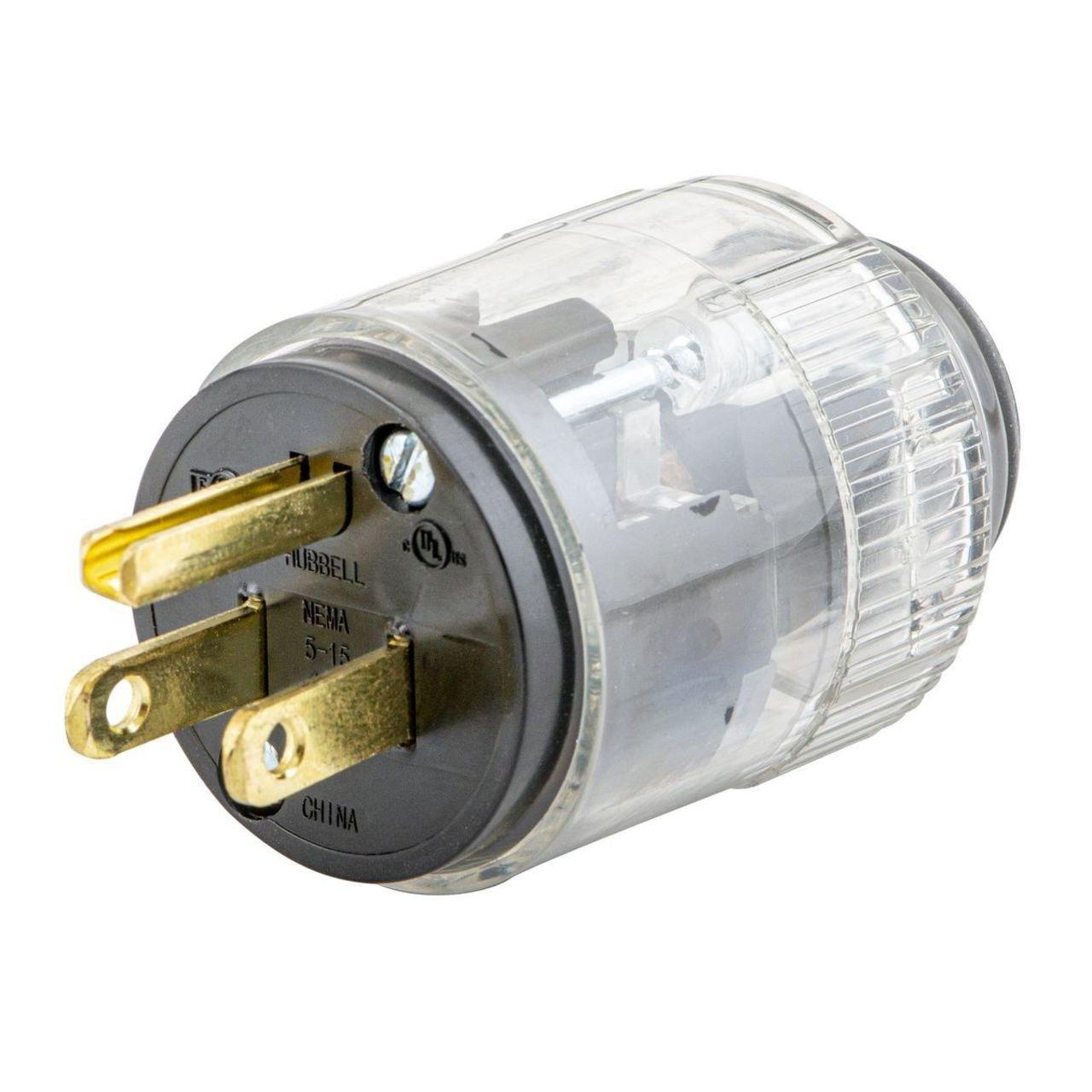 515LP PLUG, 15A 125V, 5-15P, ILLUMINATED