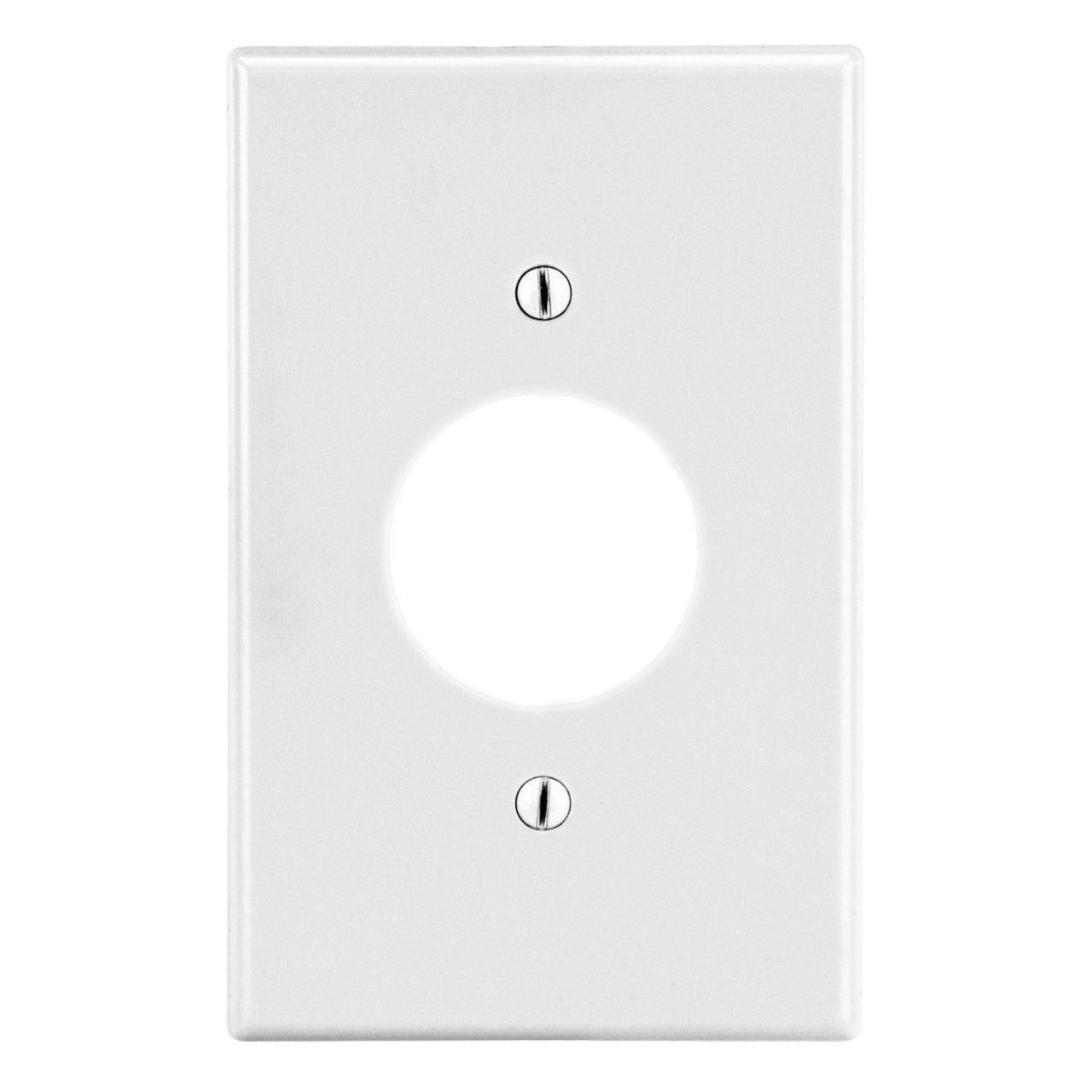 P7W WALLPLT 1-G 1.40" OPNG WH