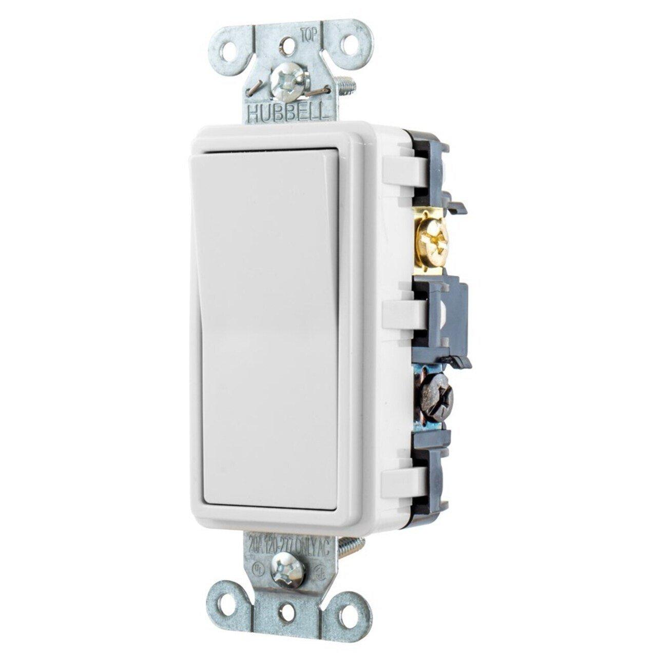 HUBBELL RSD415W | RSD415W SWTCH DECOR 4W 15A 120V WHT | Switches (AC ...