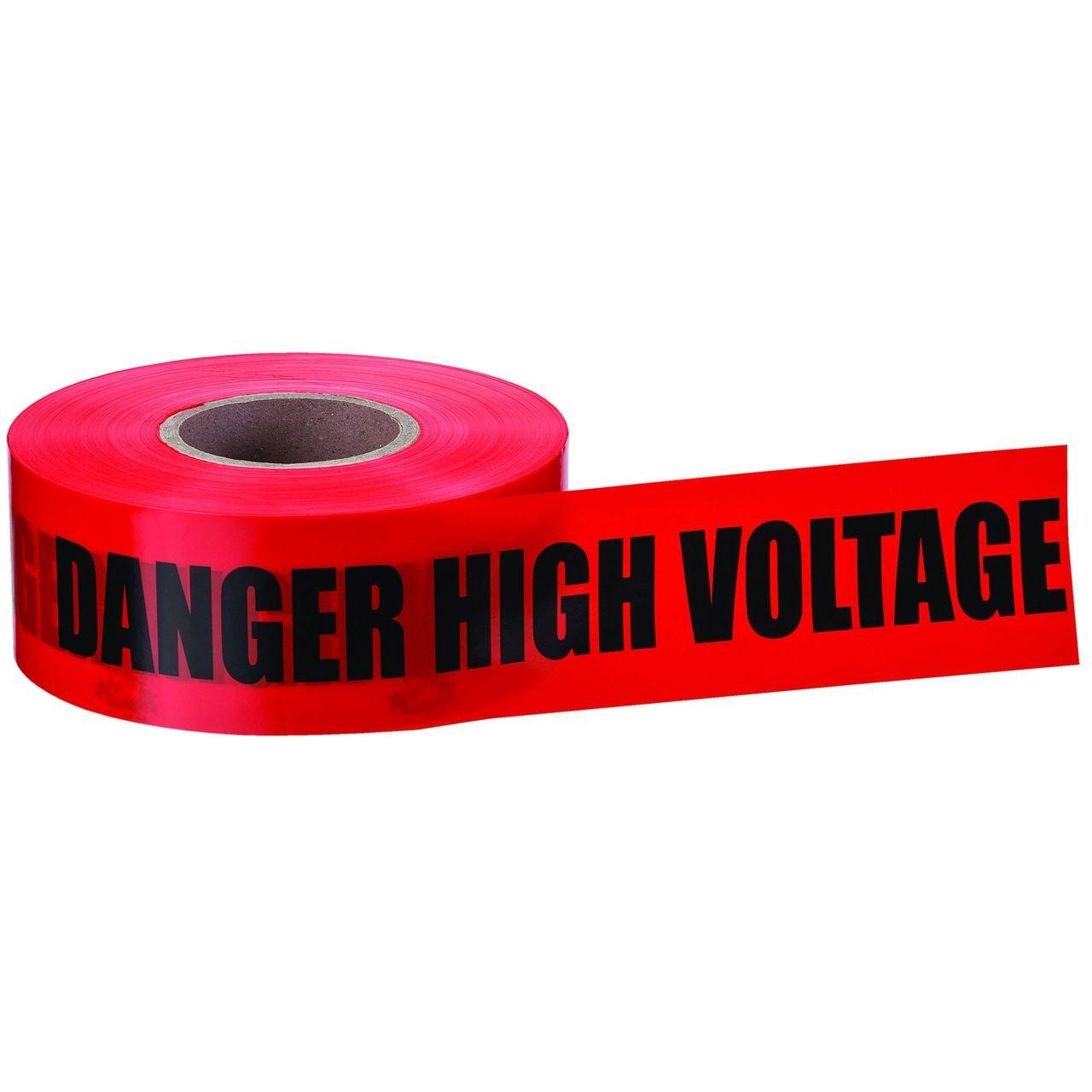42-052 TAPE-DANGER HIGH VOLTAGE(RED)