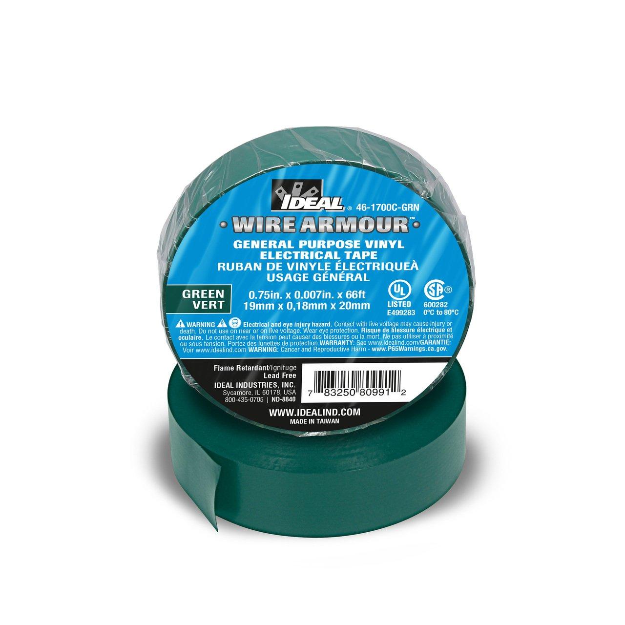 46-1700C-GRN TAPE 3/4"X66' GREEN