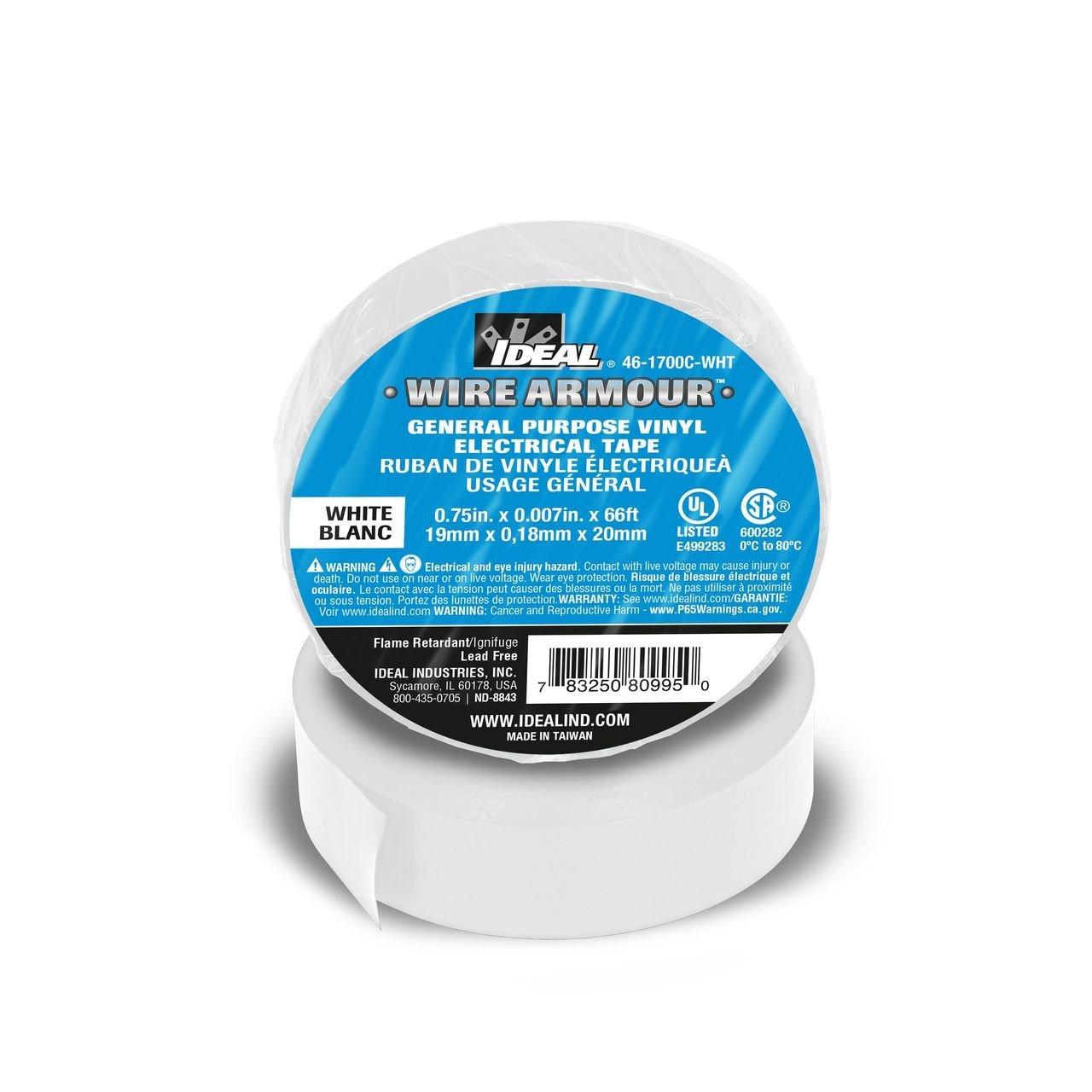 46-1700C-WHT TAPE 3/4"X66' WHITE