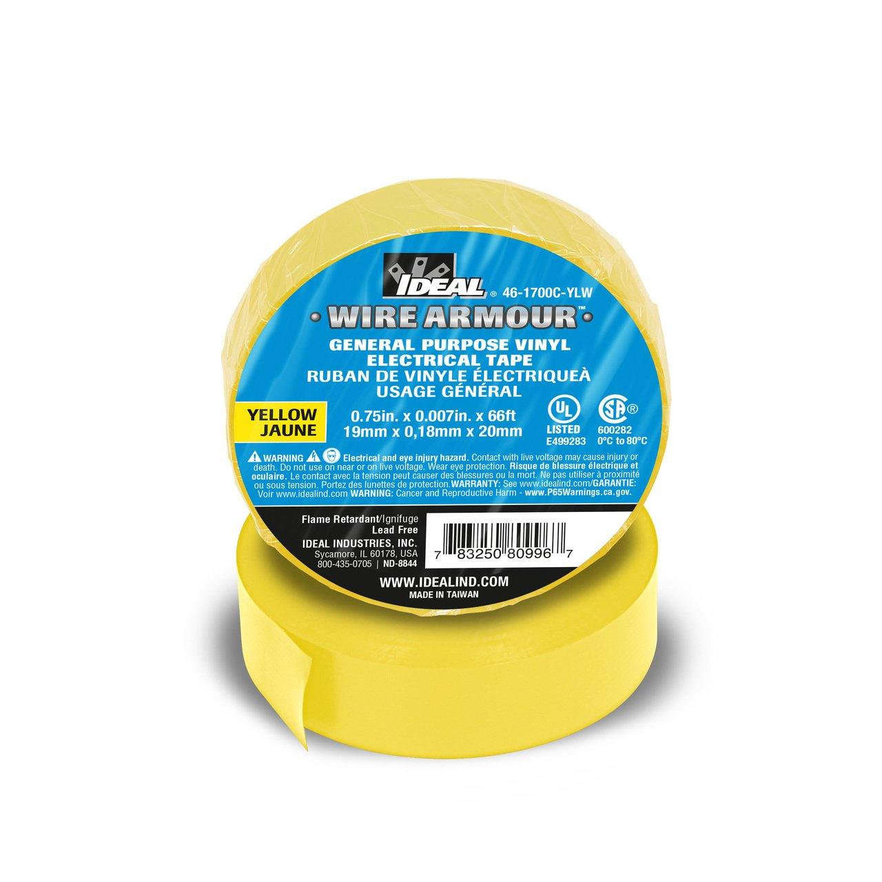 46-1700C-YLW TAPE 3/4"X66' YELLOW