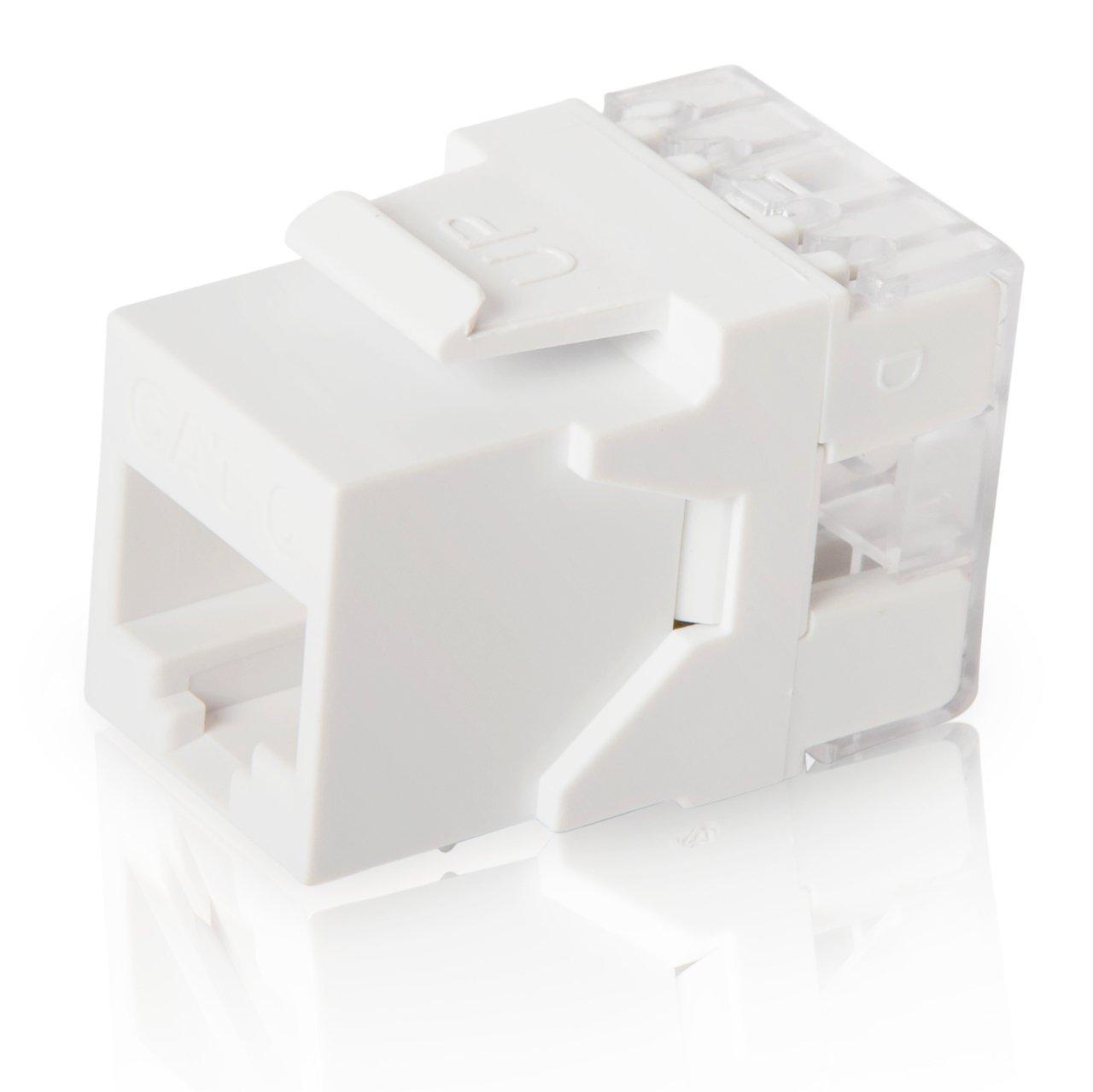 KS-C6-WHT C6 180 KEYSTONE JACK WHITE