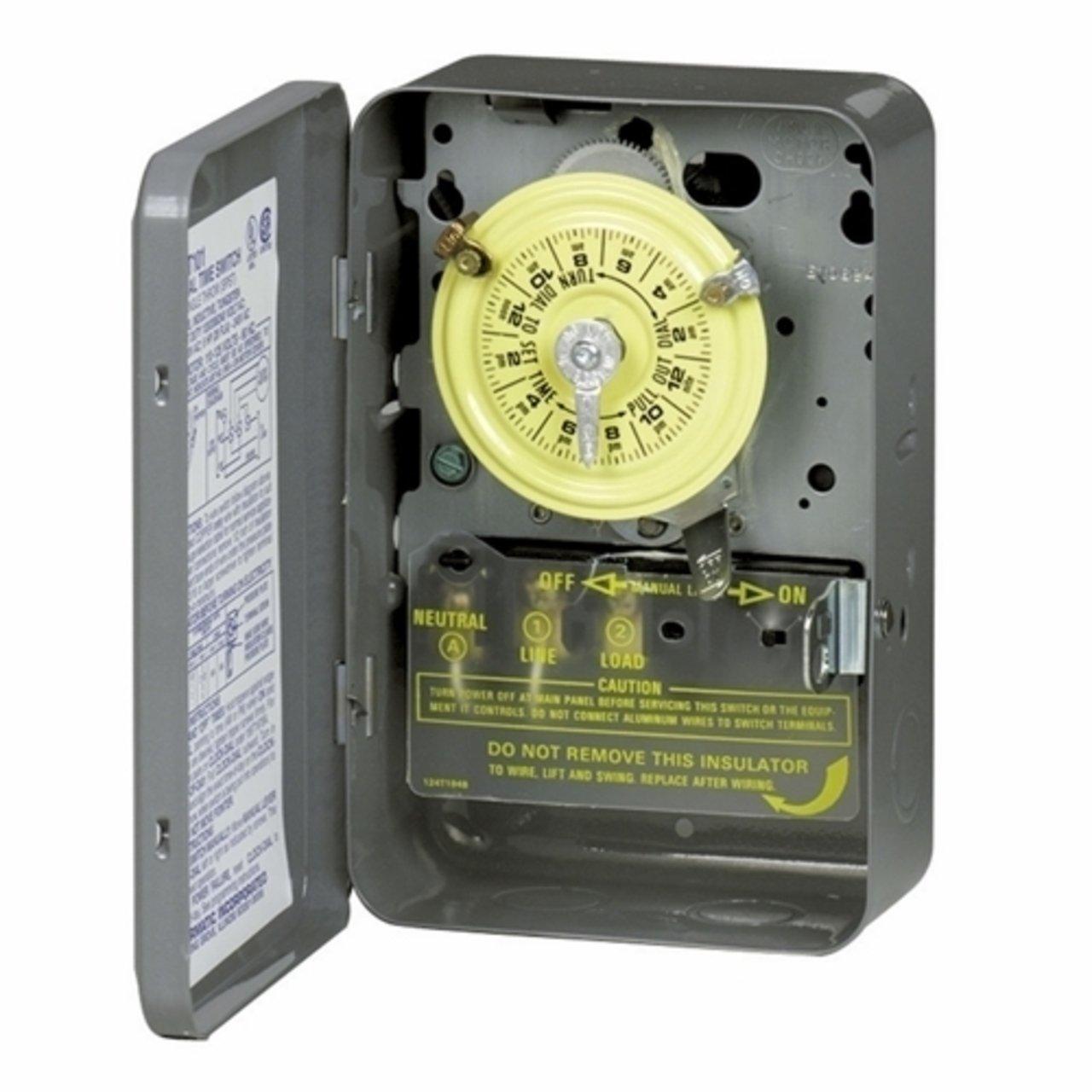 T102 TIMER DIAL 24HR SPST 208-277V