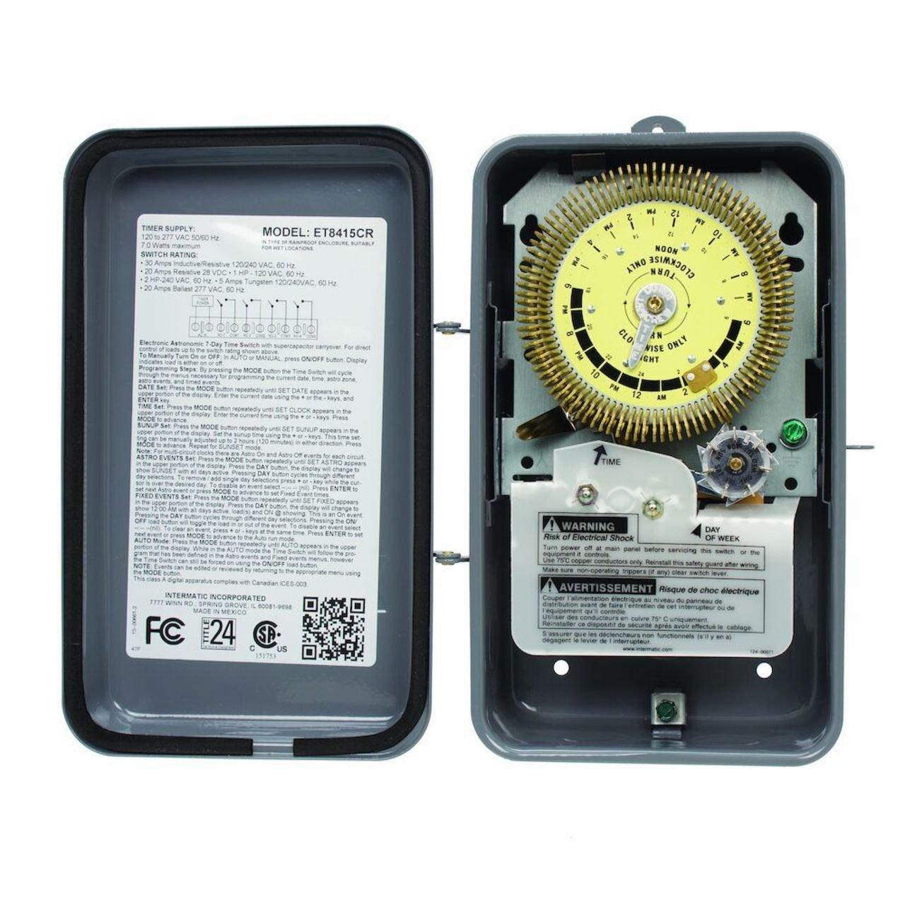 T1975ER NEMA 3R STEEL 480V SPDT W/7 DAY