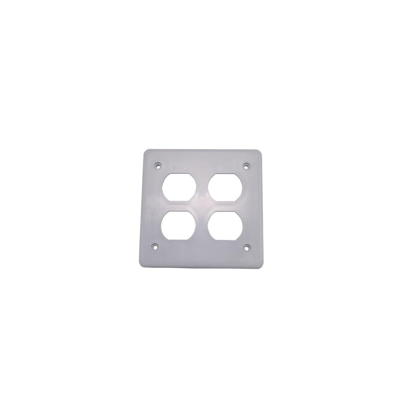 DRCU202 2IN GANG COVER PLATE 77362