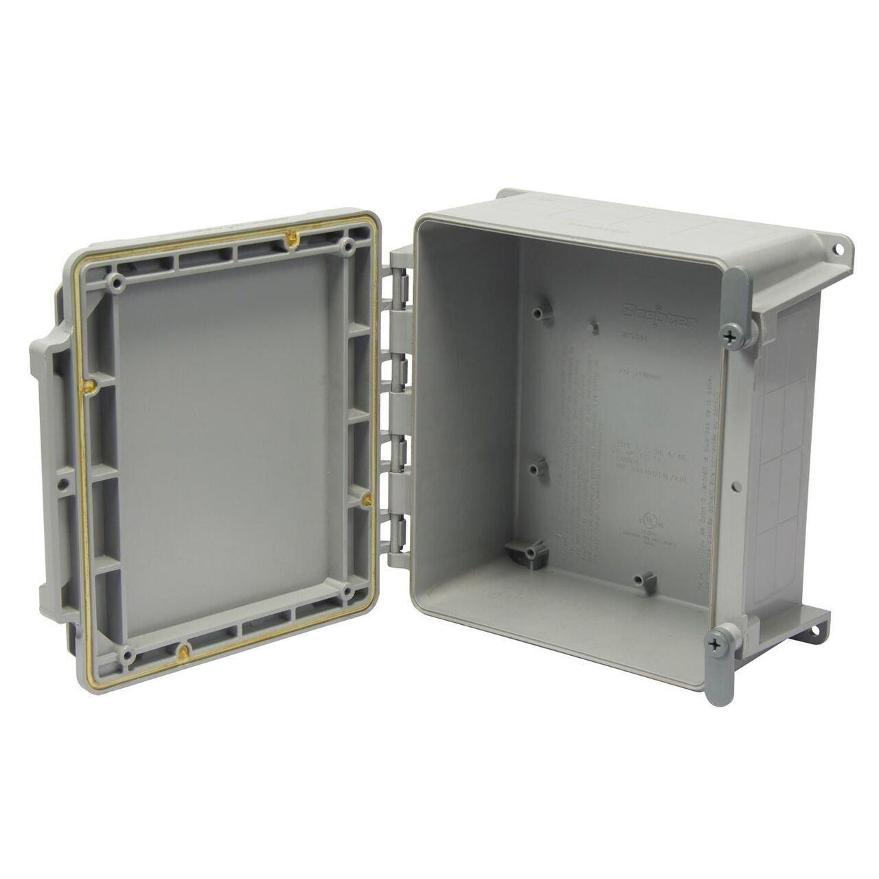 277100 JBXH884 2 8X8X4 IN PVC JCT BOX