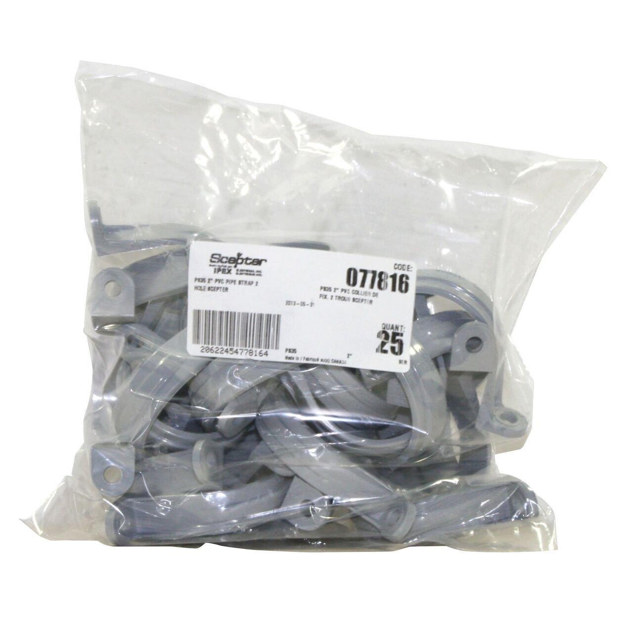 PS35 077816 2 2-HOLE PIPE STRAP