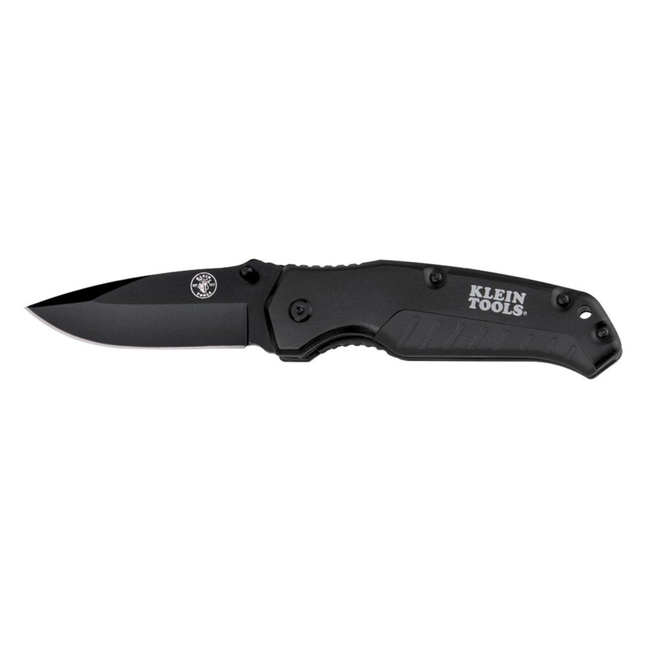 44220 BLACK DROP-POINT BLADE POCKET KNIF