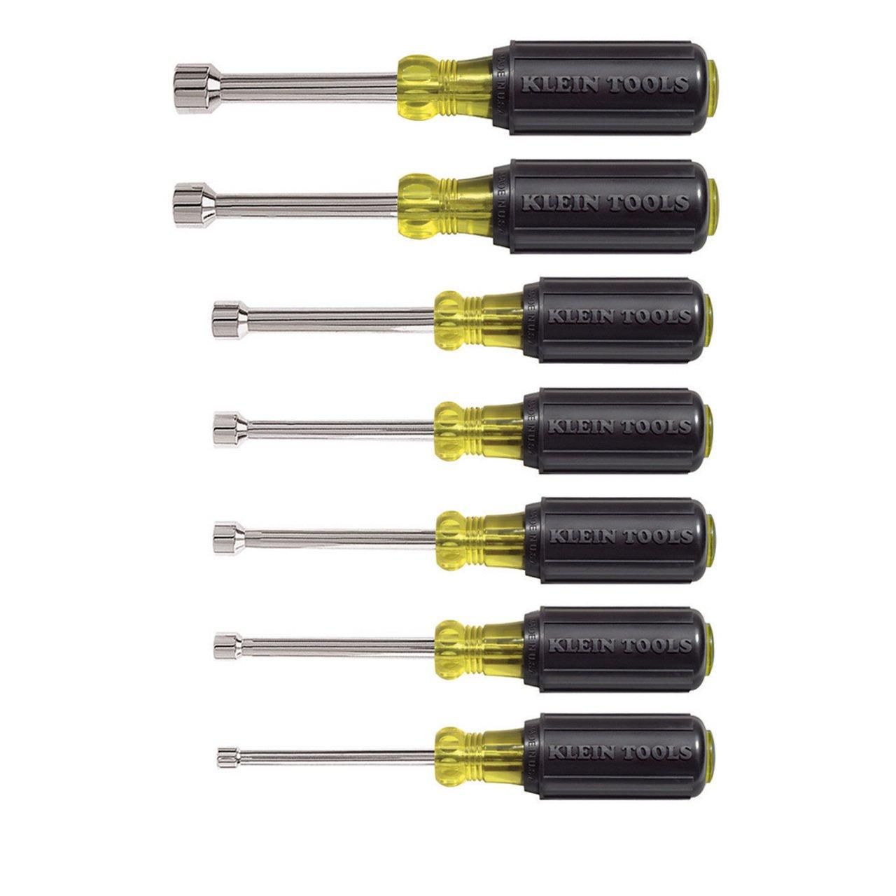 631 NUT DRIVER SET 3" SHAFTS 7 PC