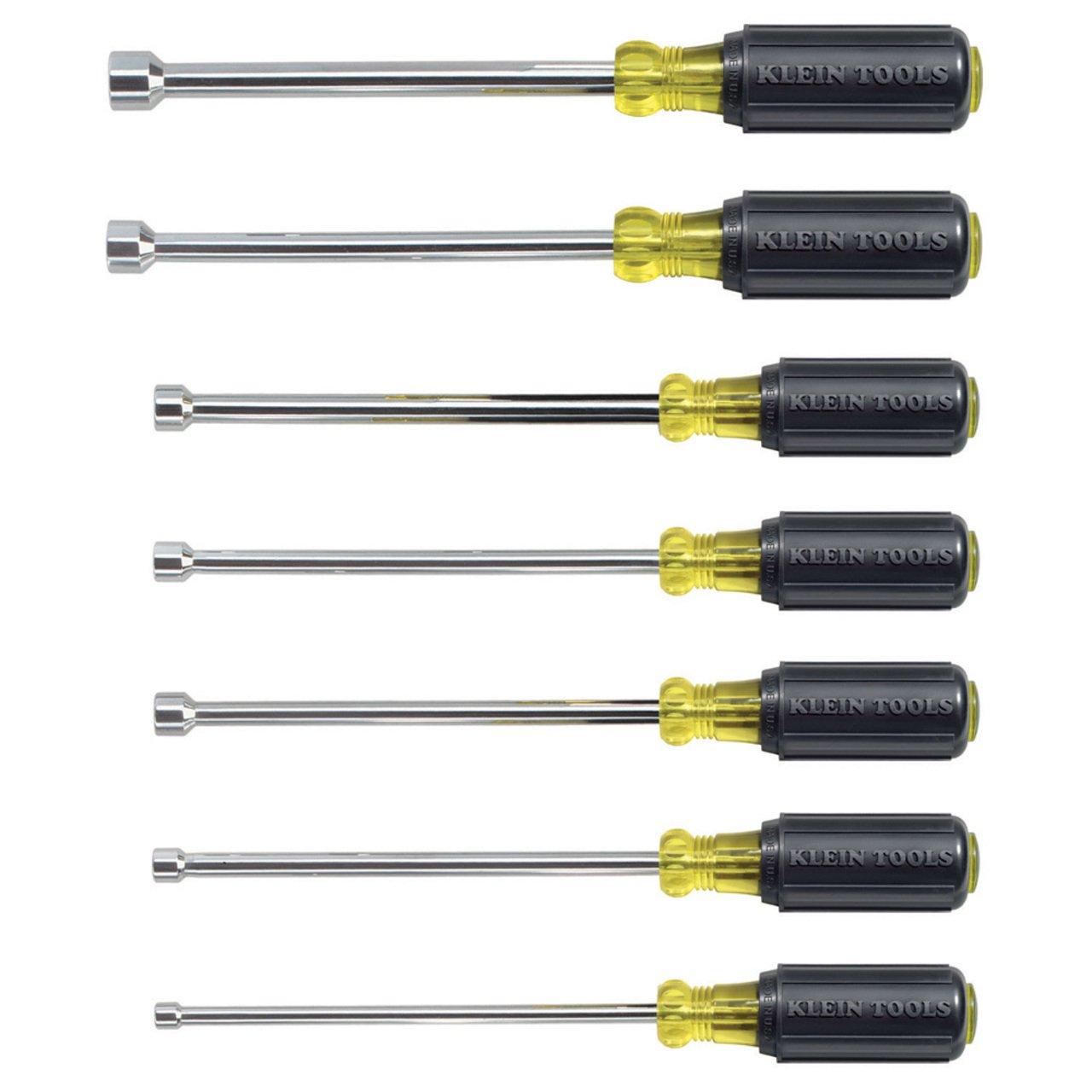 647 NUT DRIVER SET 6-INCH SHAFTS 7 PC