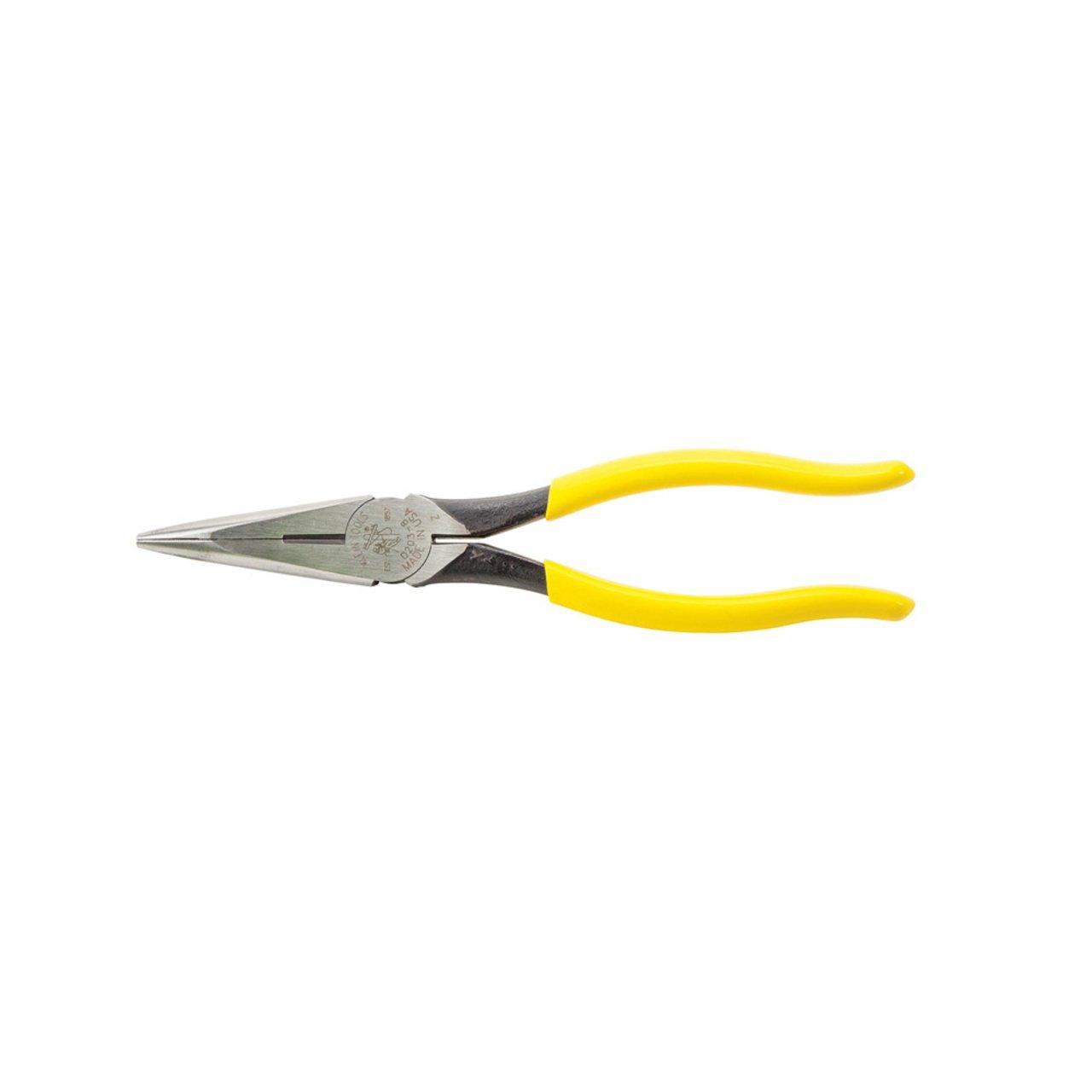 D203-8 8" LONG NOSE PLIERS SIDE-CUTTING