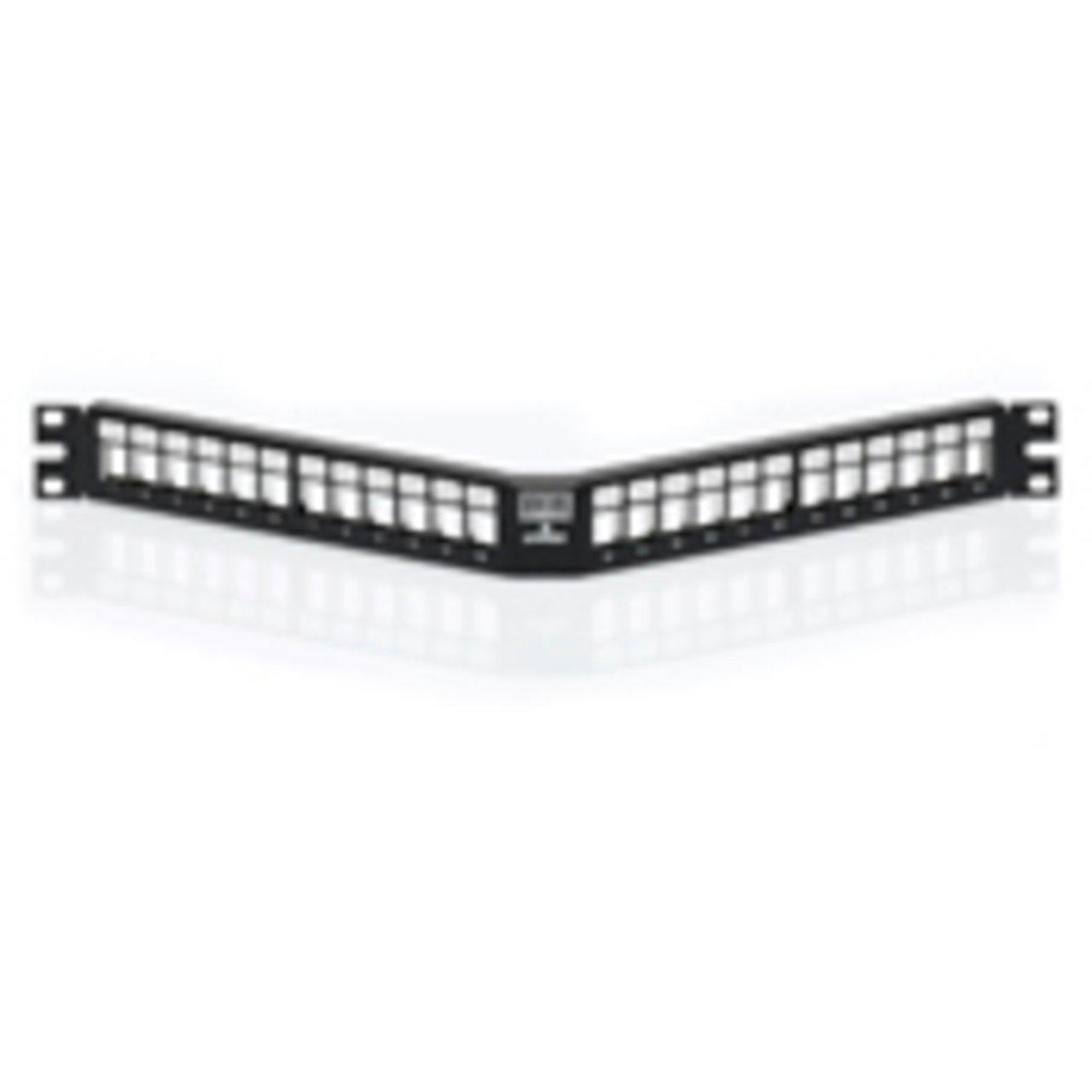 4S256-S24 24P 1U SHLD ANG QP PANEL