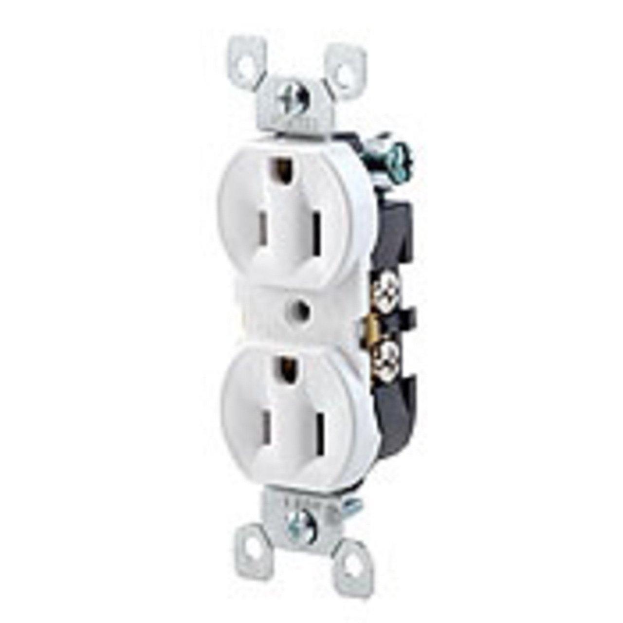 5320WCP DUPLEX RECEPT 15A 125V WHITE RG
