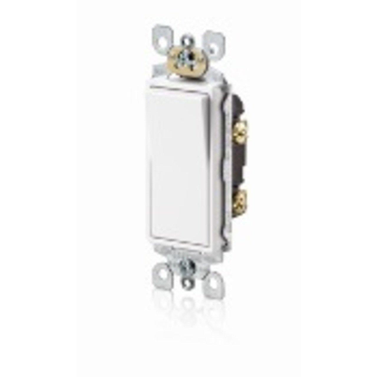 5601-P2W WH DEC ROCK SW SP 15A120/277VAC