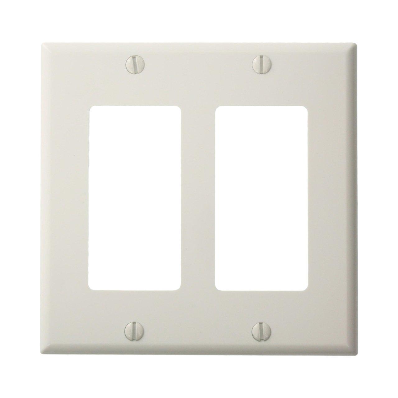 80409NW WALL PLATE WHT NYLON DECORA 2G