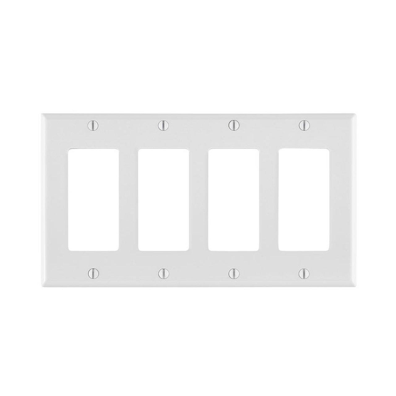 80412NW WALL PLATE WHT NYLON DECORA 4G
