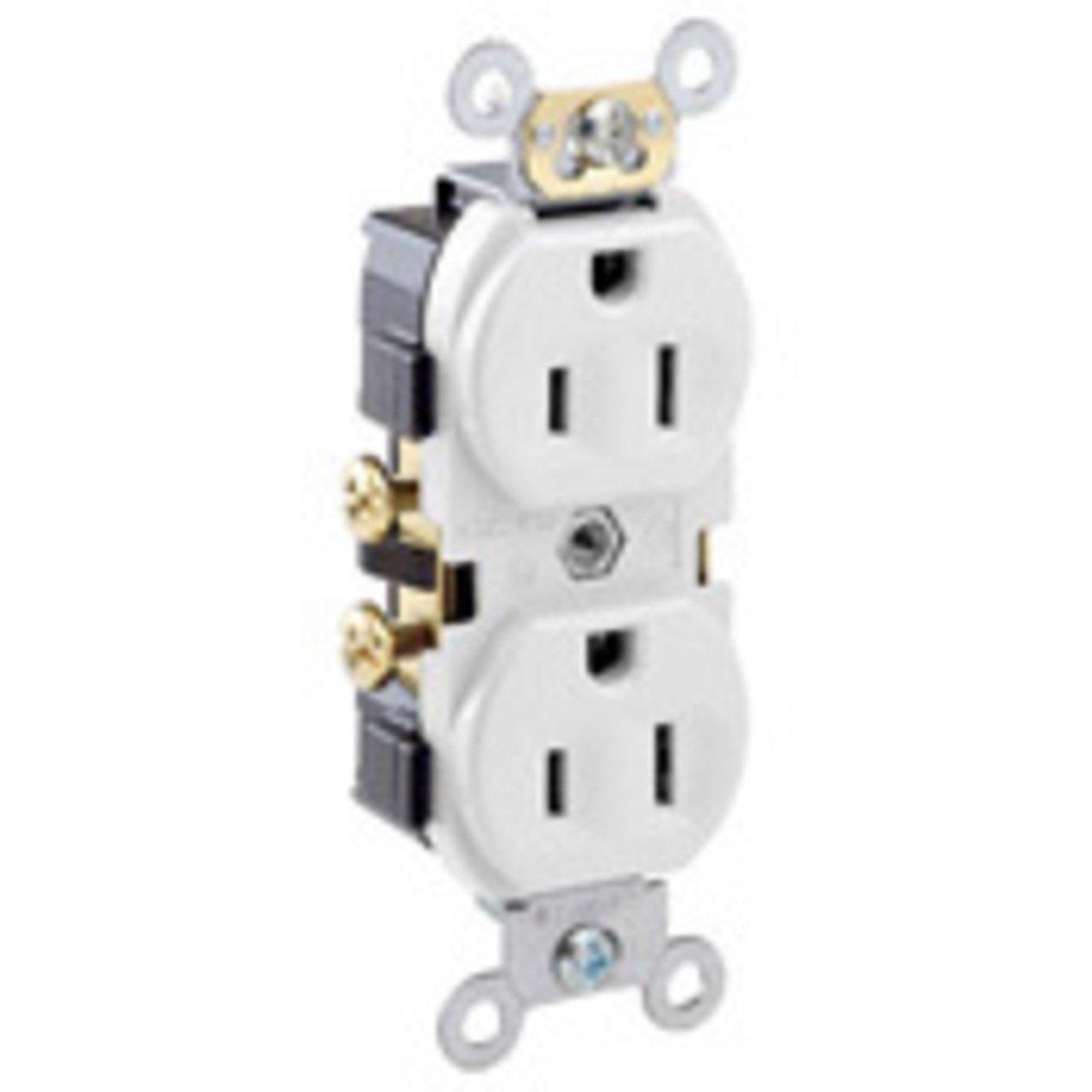 CR 15 WHITE         15A 125 V  SPEC RECE