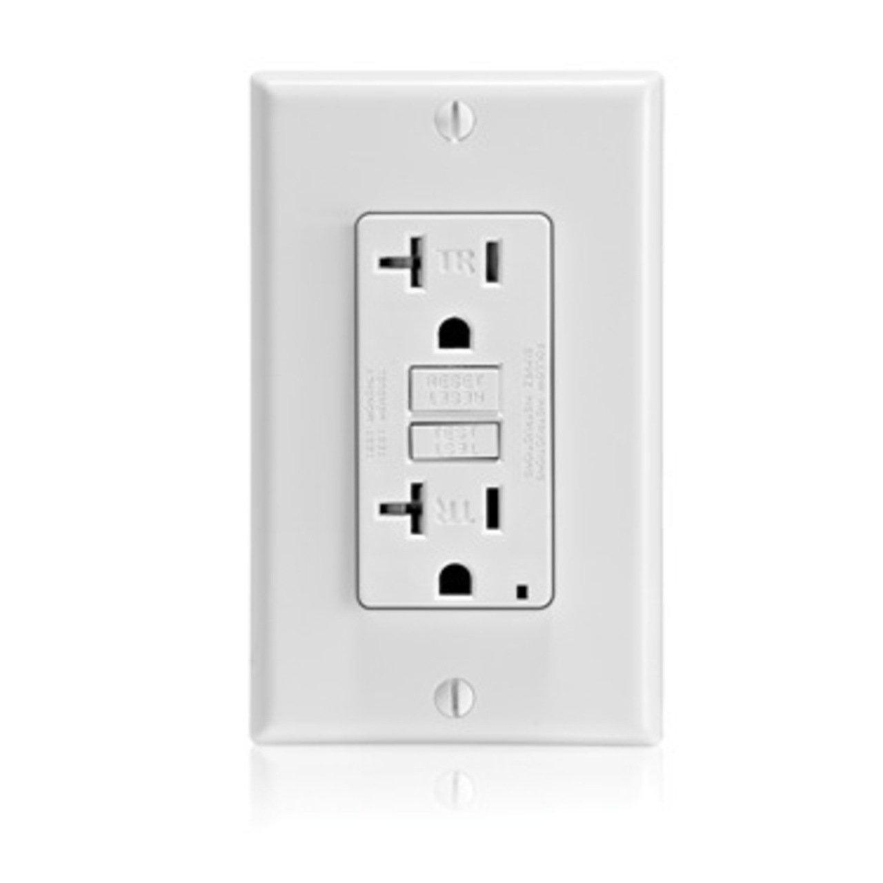 GFTR2-W WH ST TR GFCI 20A125V