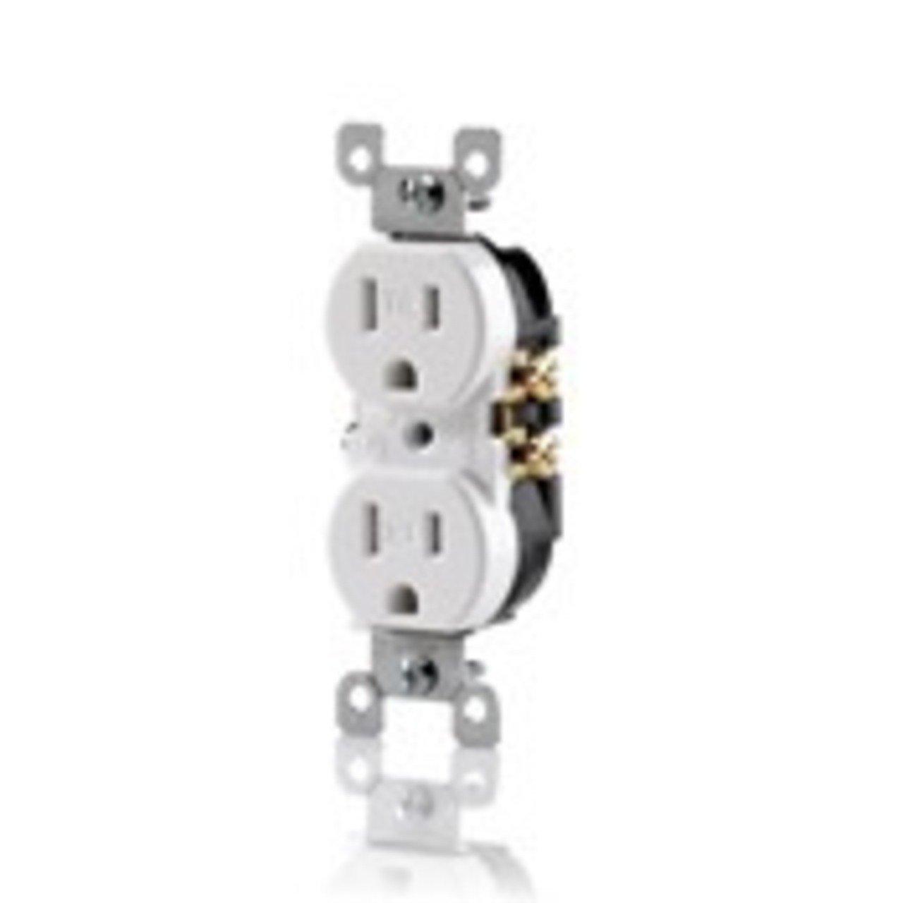 T5320-W WH REC DUP TR 2POLE 3WI 15A125V