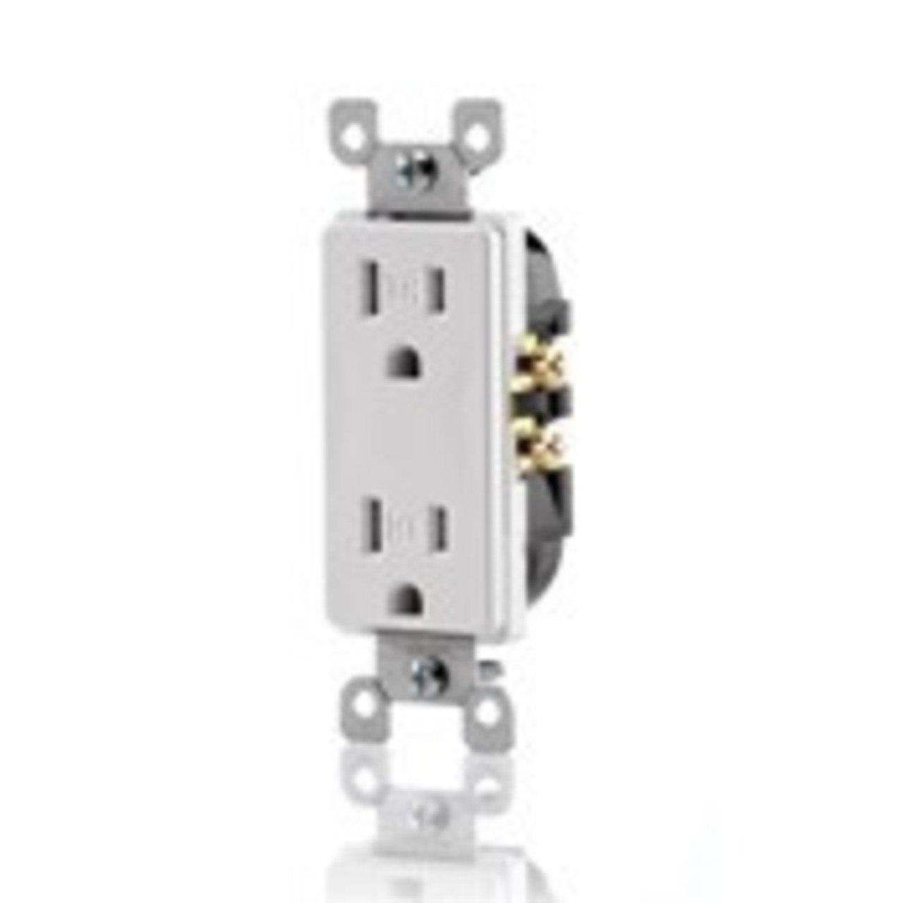 T5325-W WH REC TR DEC DUP 15A125V