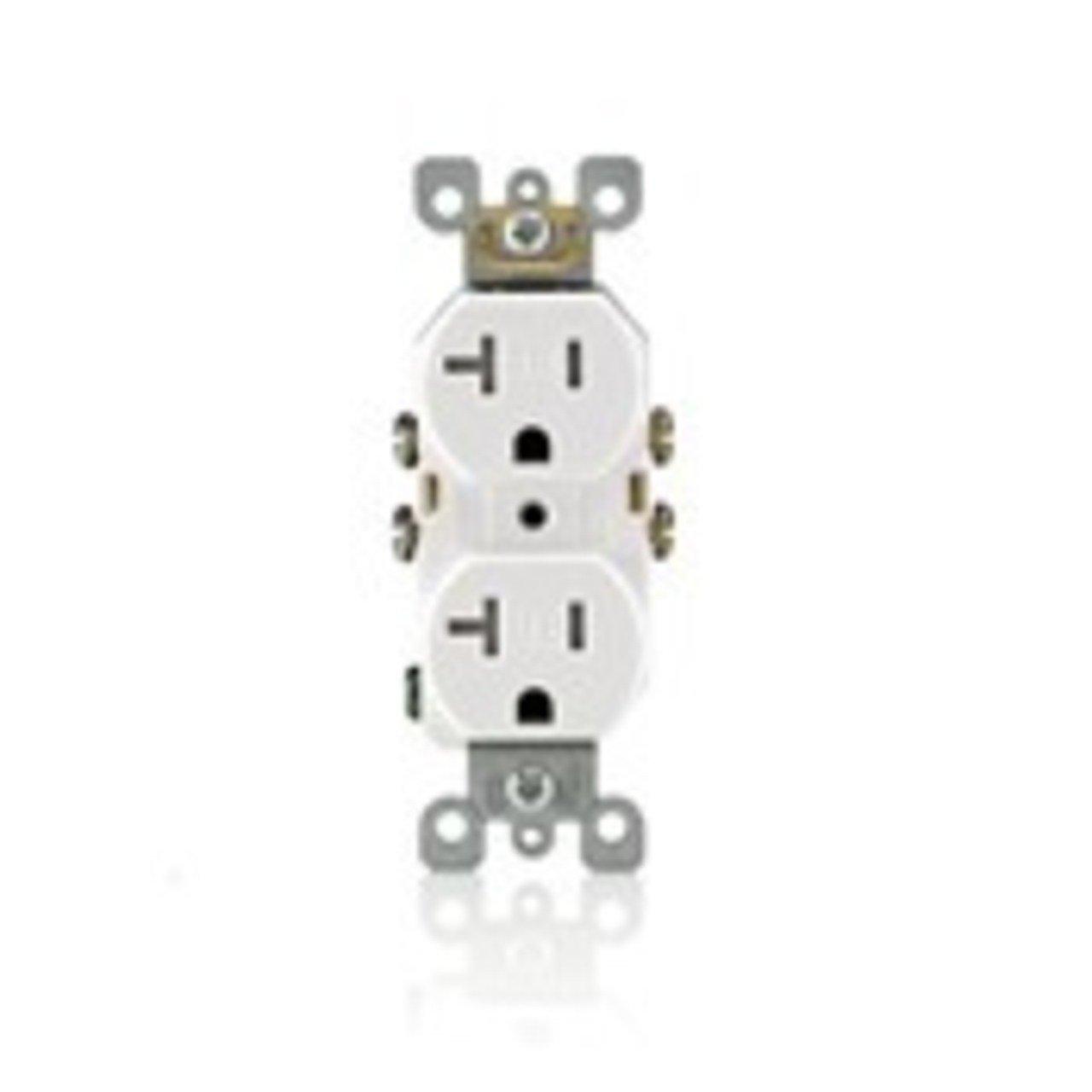 T5820-W WH REC DUP TR 2POLE 3WI 20A125V