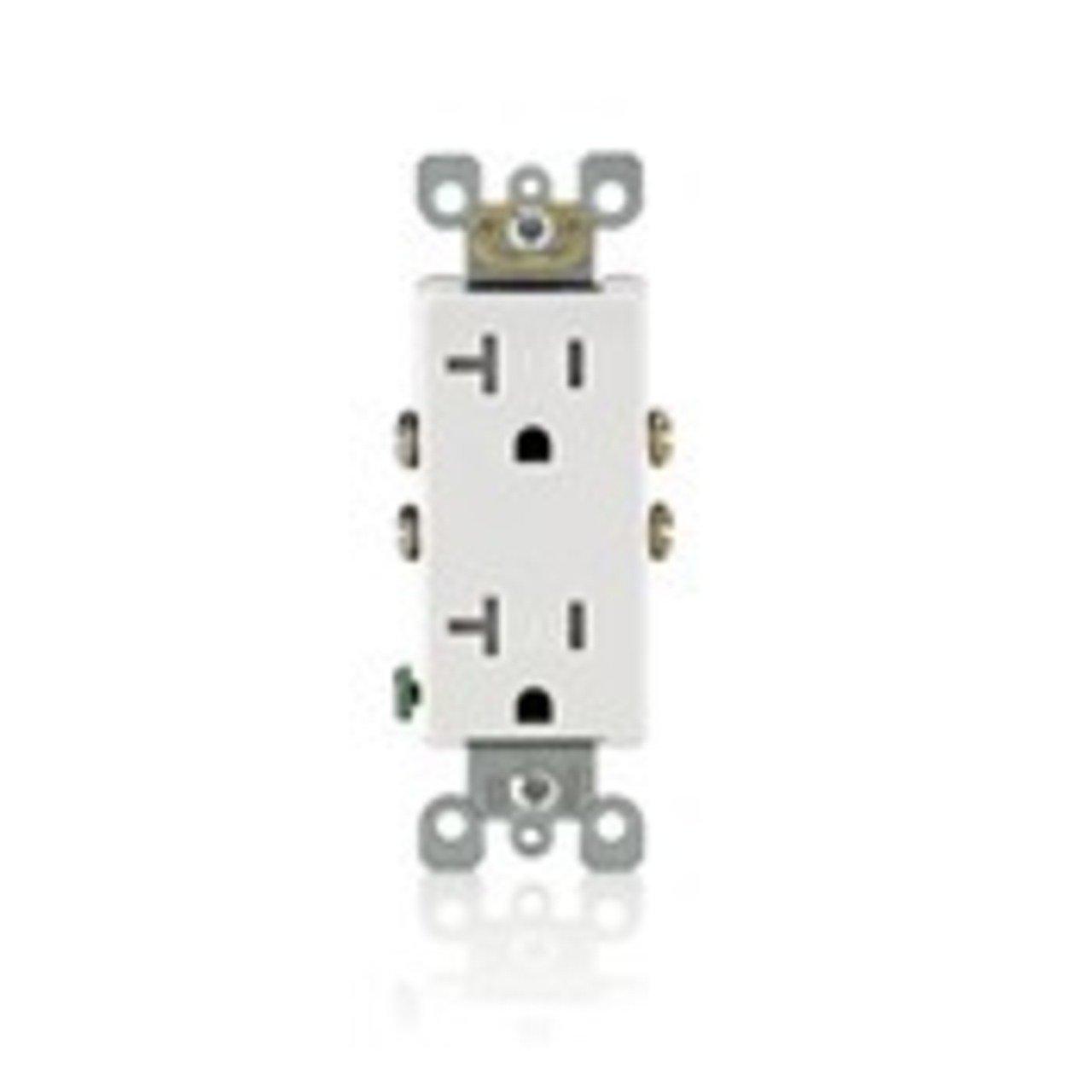 T5825-W WH REC TR DEC DUP 20A125V