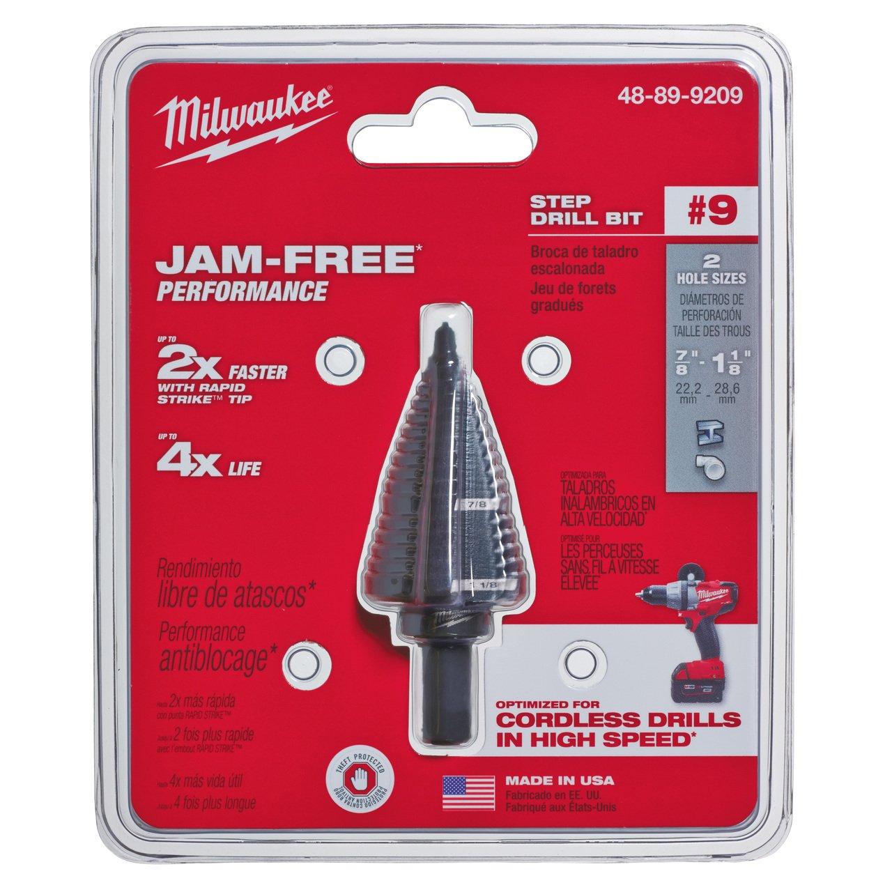 48-89-9209 STEP BIT 7/8" & 1-1/8"