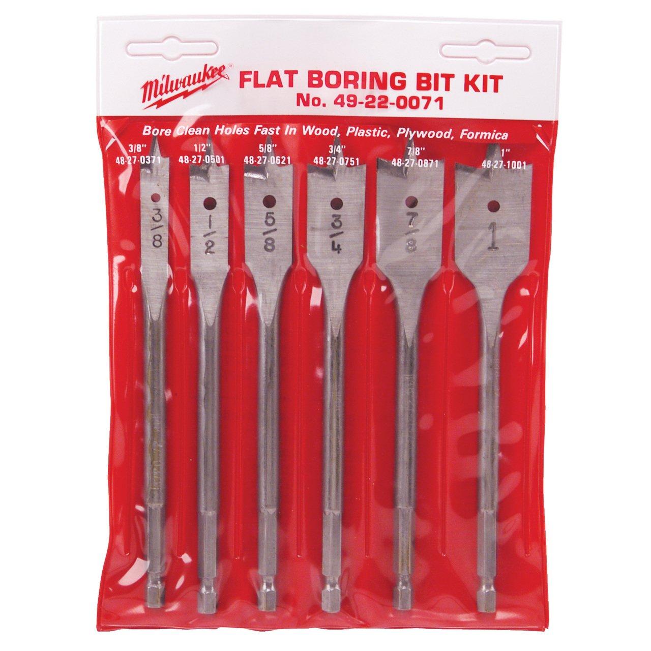 49-22-0071 (6)FLAT BORING BIT KIT
