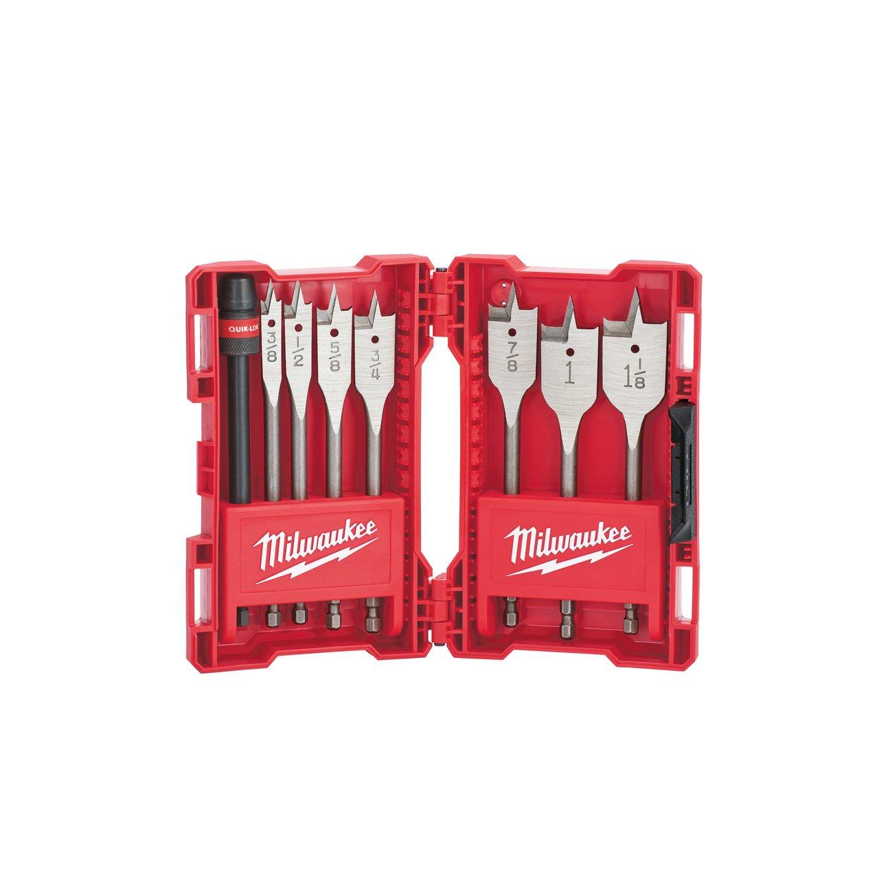 49-22-0175 (5)8PC FLAT BORING BIT SET