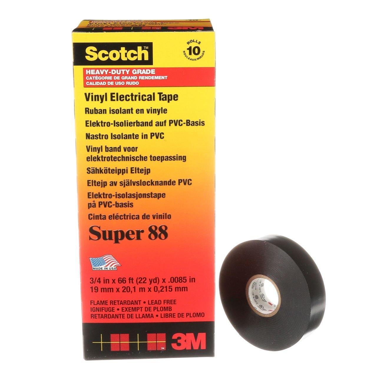 SUPER88-3/4X66 PREMIUM VINYL ELECT. TAPE