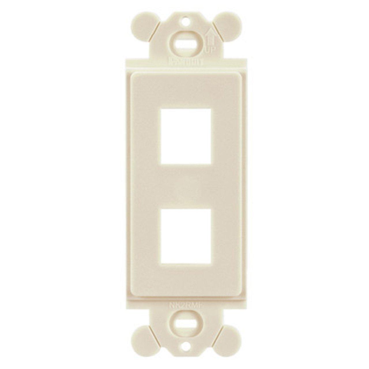 NK2RMFWH NK 2-PORT MODULE FRAME WHITE