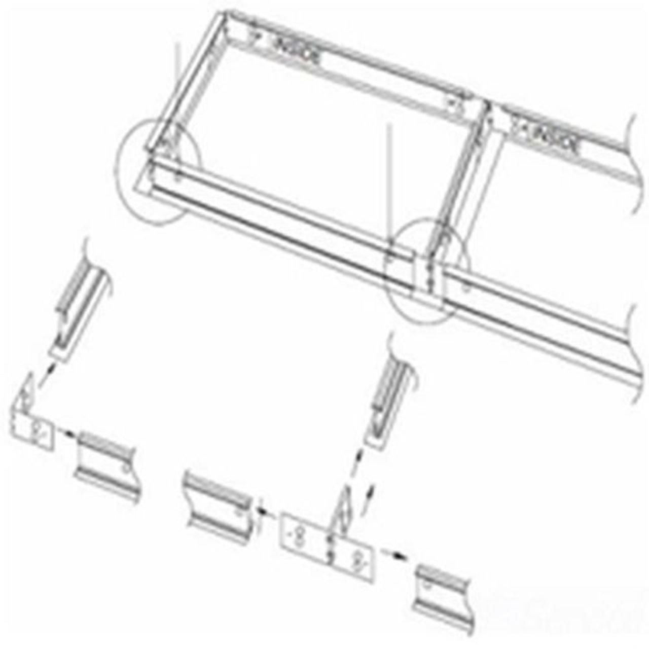 FMA14 1X4 MNTING FRAME ASSY