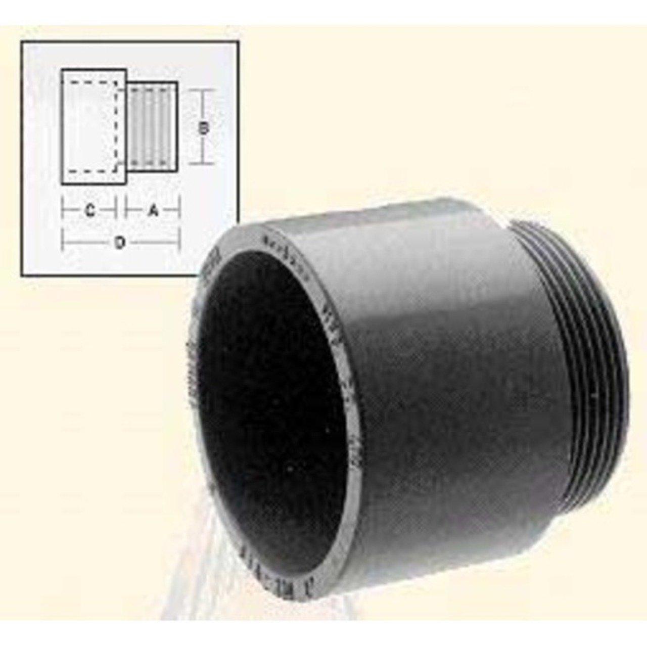 TA35 PVC 2" TERM ADAPT