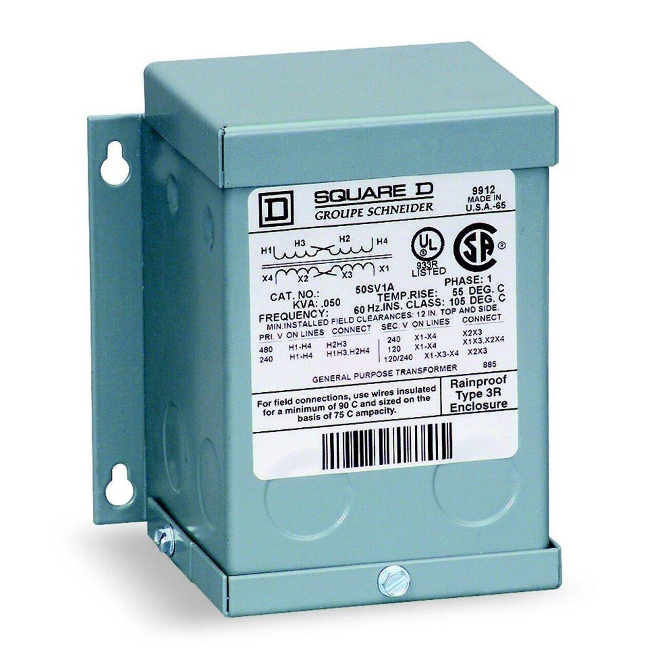 3S82F TRANSFORMER DRY 1PH 3KVA 240X480V-
