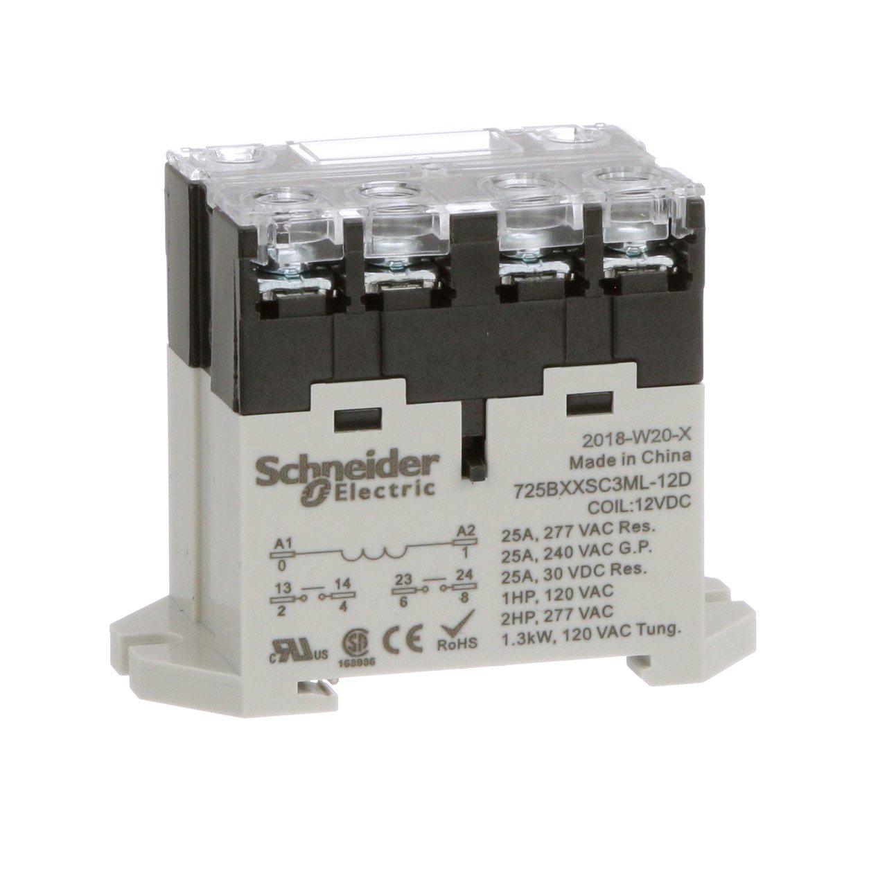 725BXXSC3ML12D POW RELAY DPST NO 25A 12V