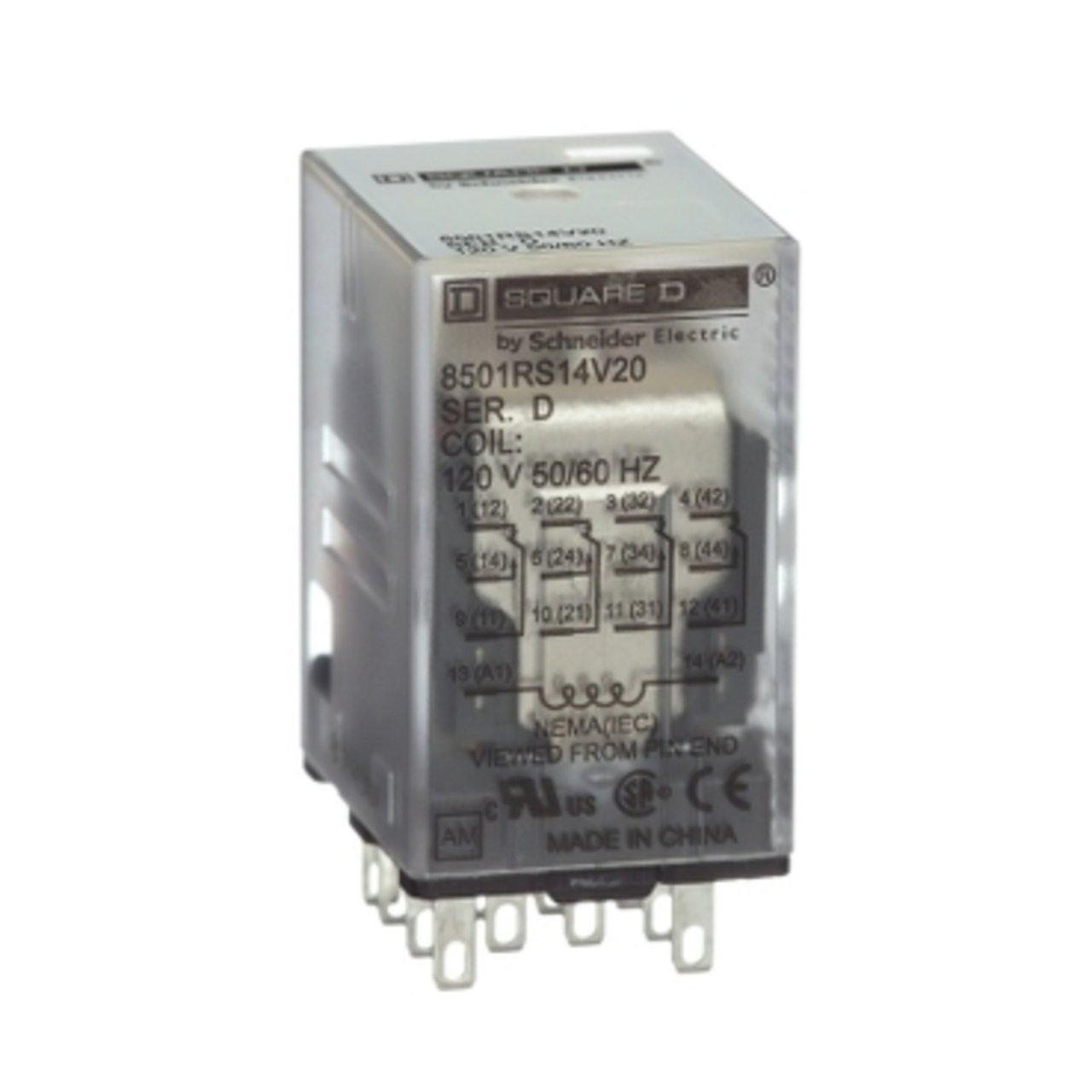 8501RS14V20 4 POLE RELAY 120V