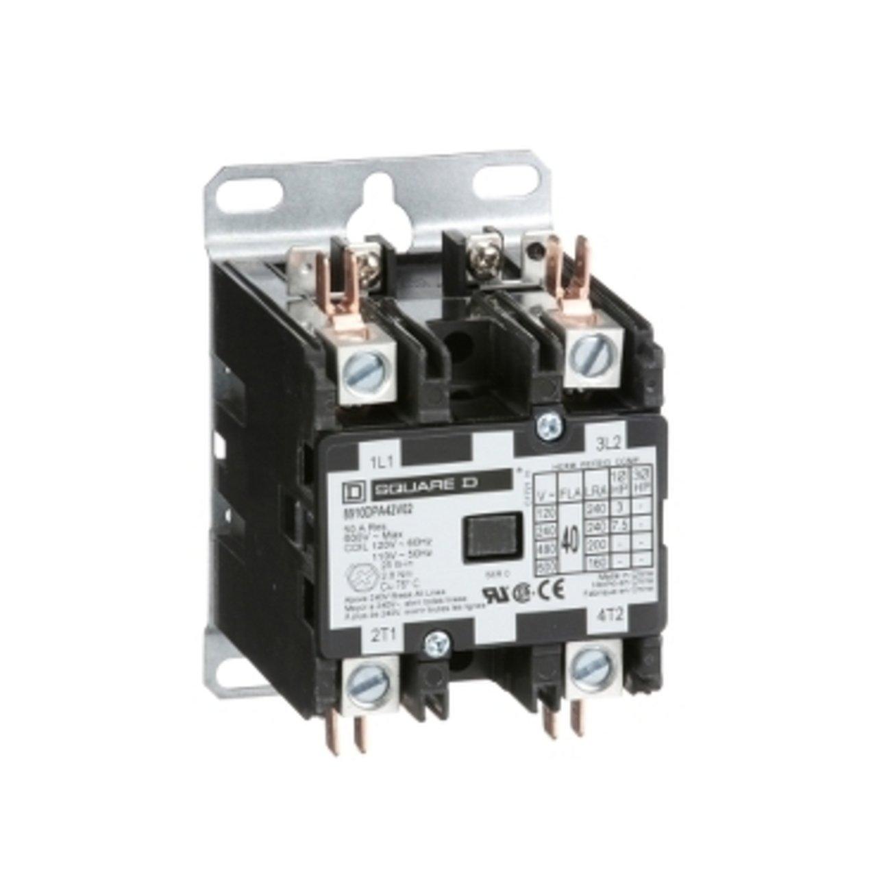 8910DPA42V14 DP CONTACTOR 40A 2P 24V