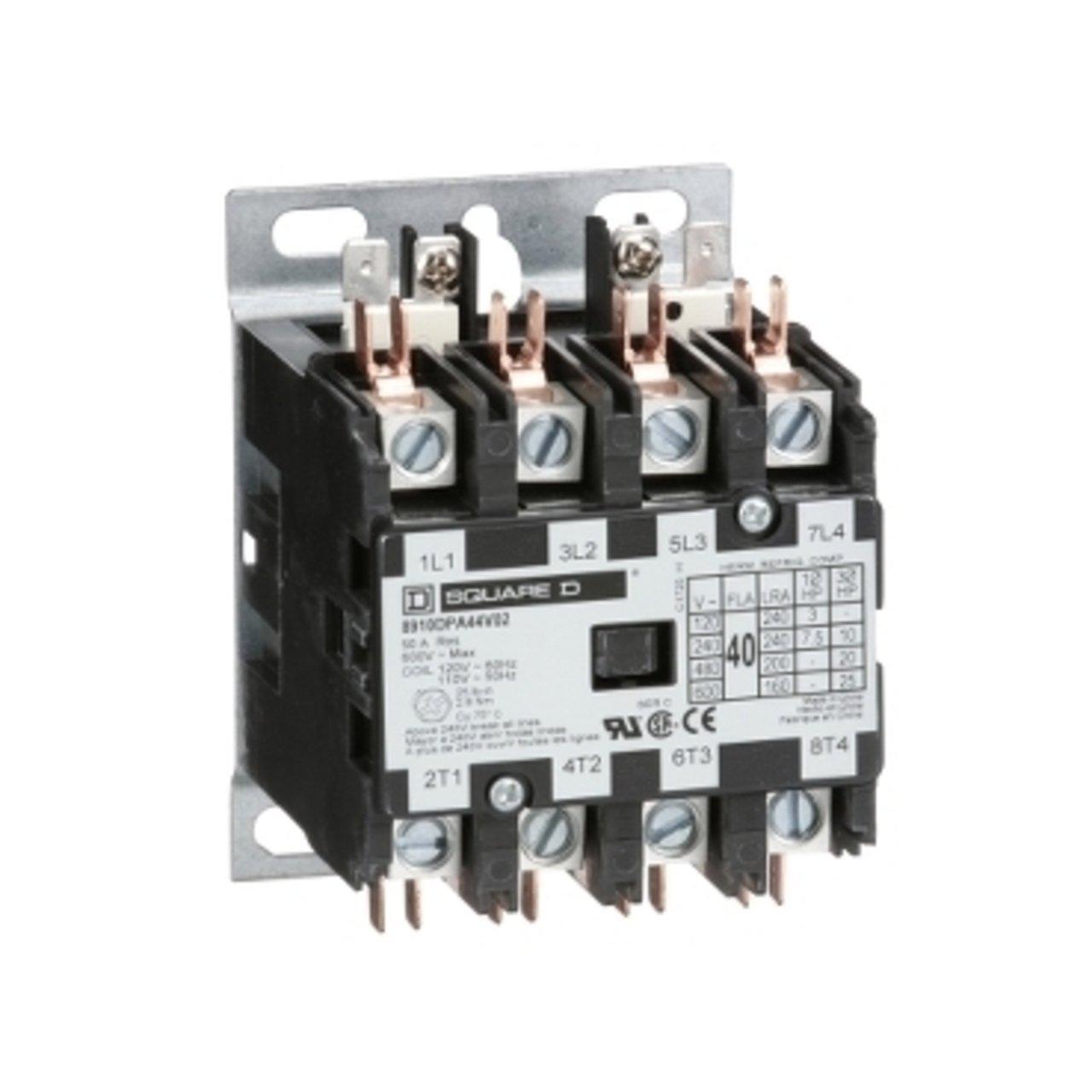 8910DPA44V09 CONT. DP 4P.40A. COIL 240V.