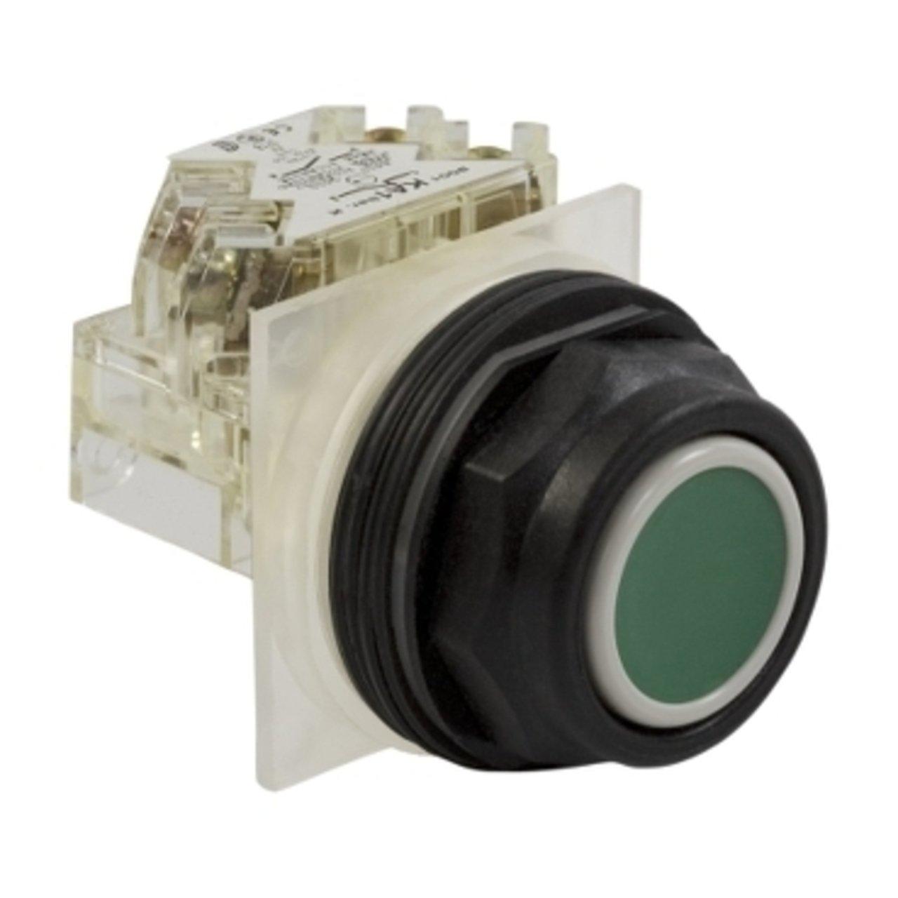 9001SKR1GH13 GREEN PUSH BUTTON