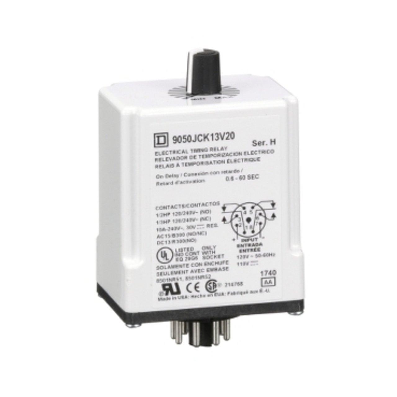 9050JCK13V20 TMR .6-60 SEC 120V AC