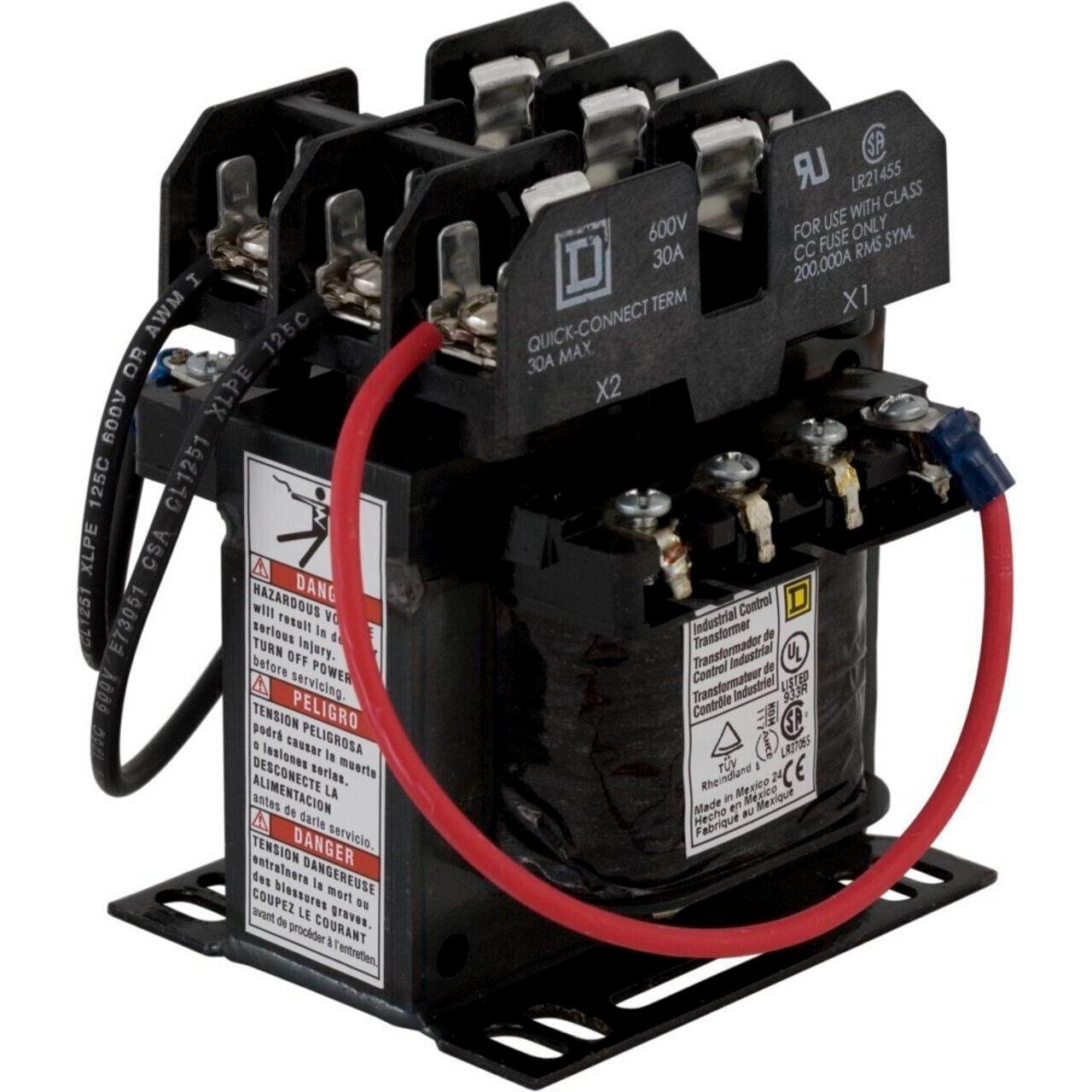 9070TF75D1 FUSED CCT, 75VA, 240/480-120,