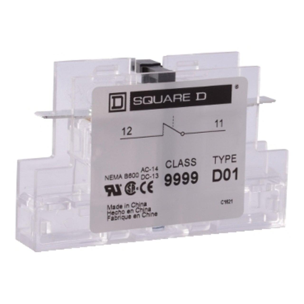 9999D01 AUXILIARY CONTACT FOR CONTACTORS