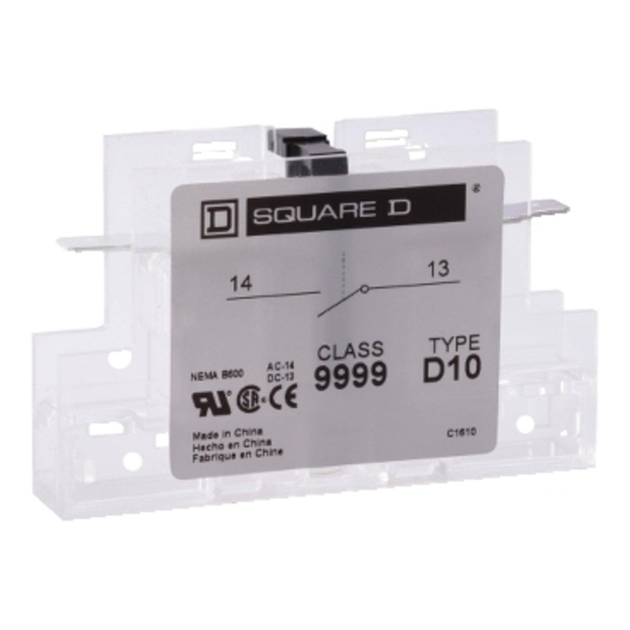9999D10 AUXILIARY CONTACT FOR CONTACTORS
