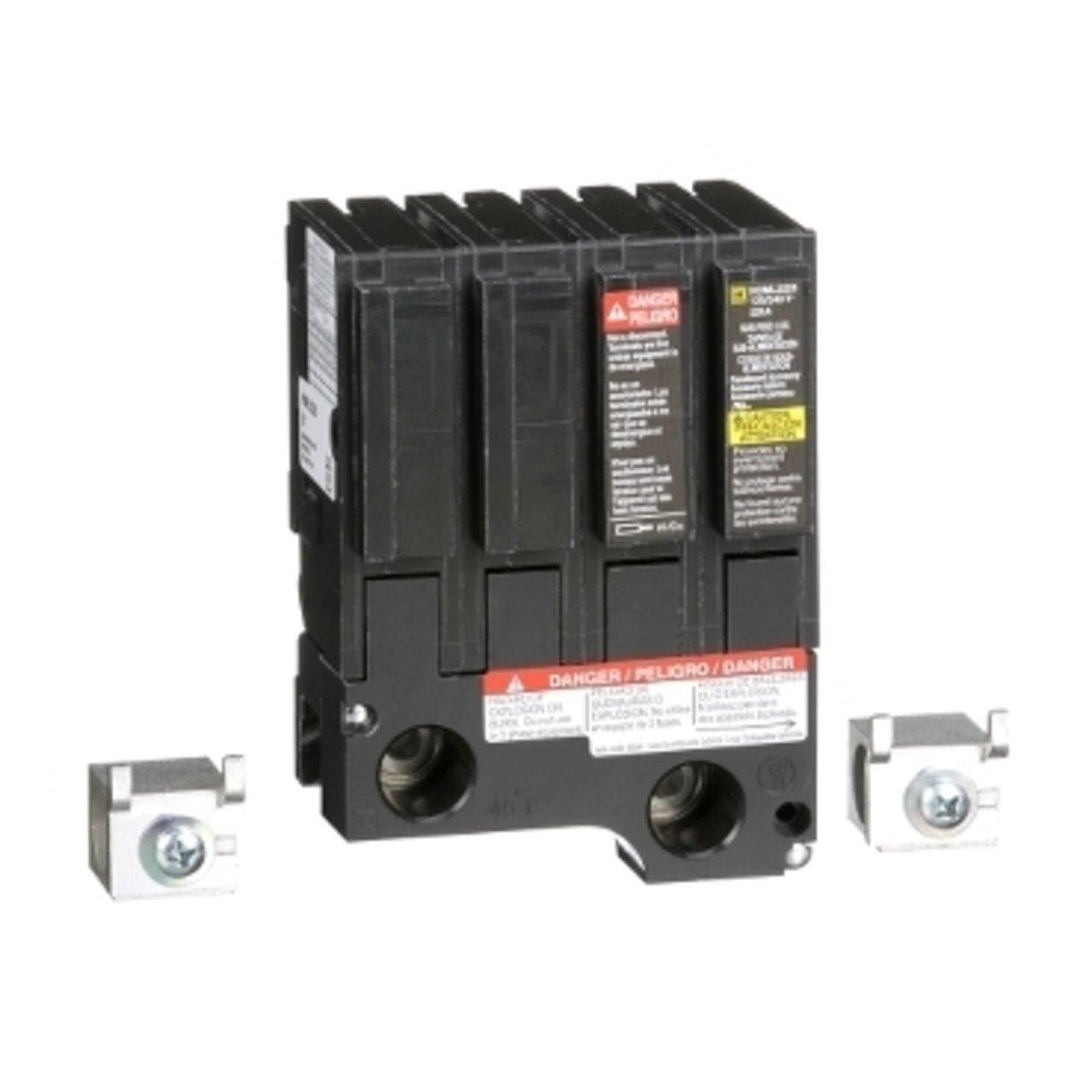 225A 2P PLUGON SUBFEED LUG 4 SP REQD