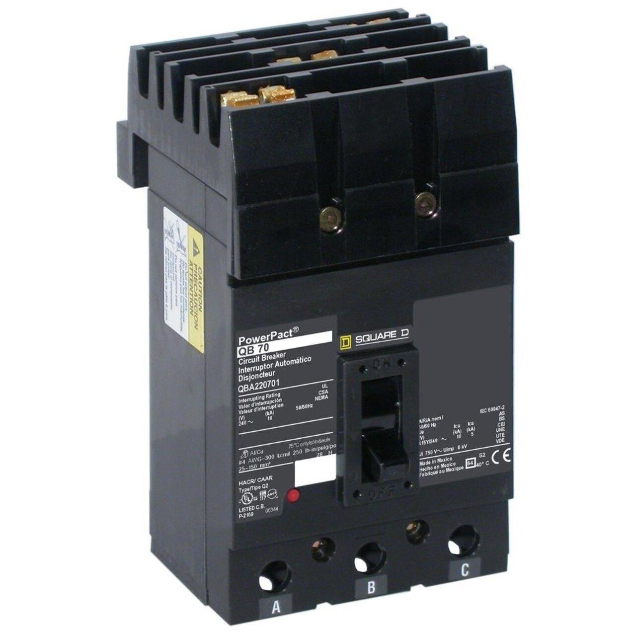 QGA220702 I-LINE MCCB 240 V 70 A