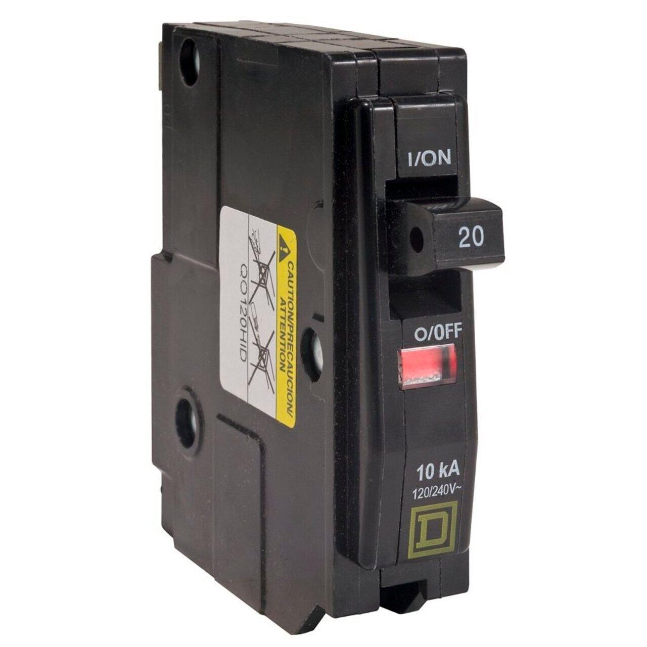 QO120HID 20A 1P QO BREAKER