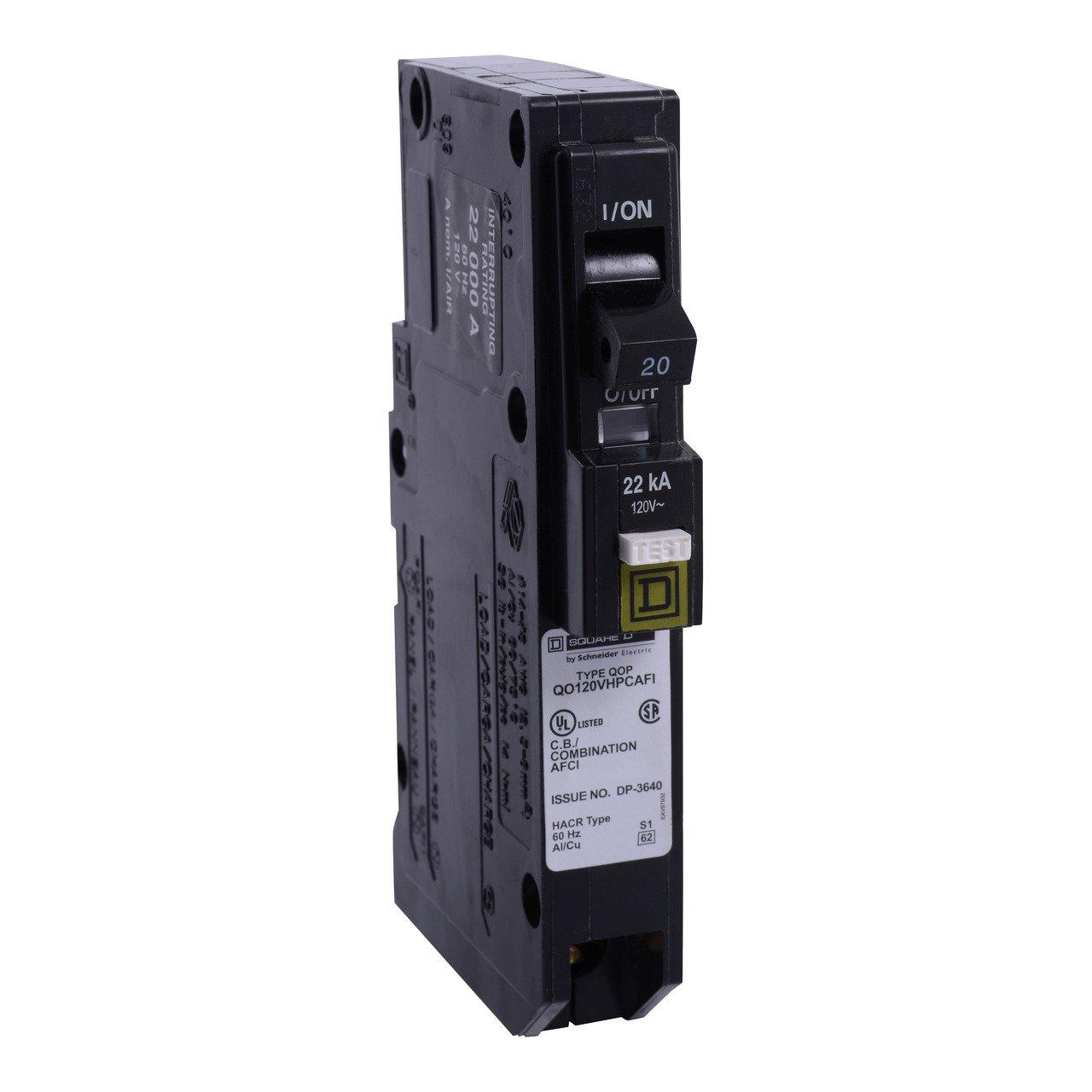 QO120VHPCAFI MINIATURE CIRCUIT BREAKER 1